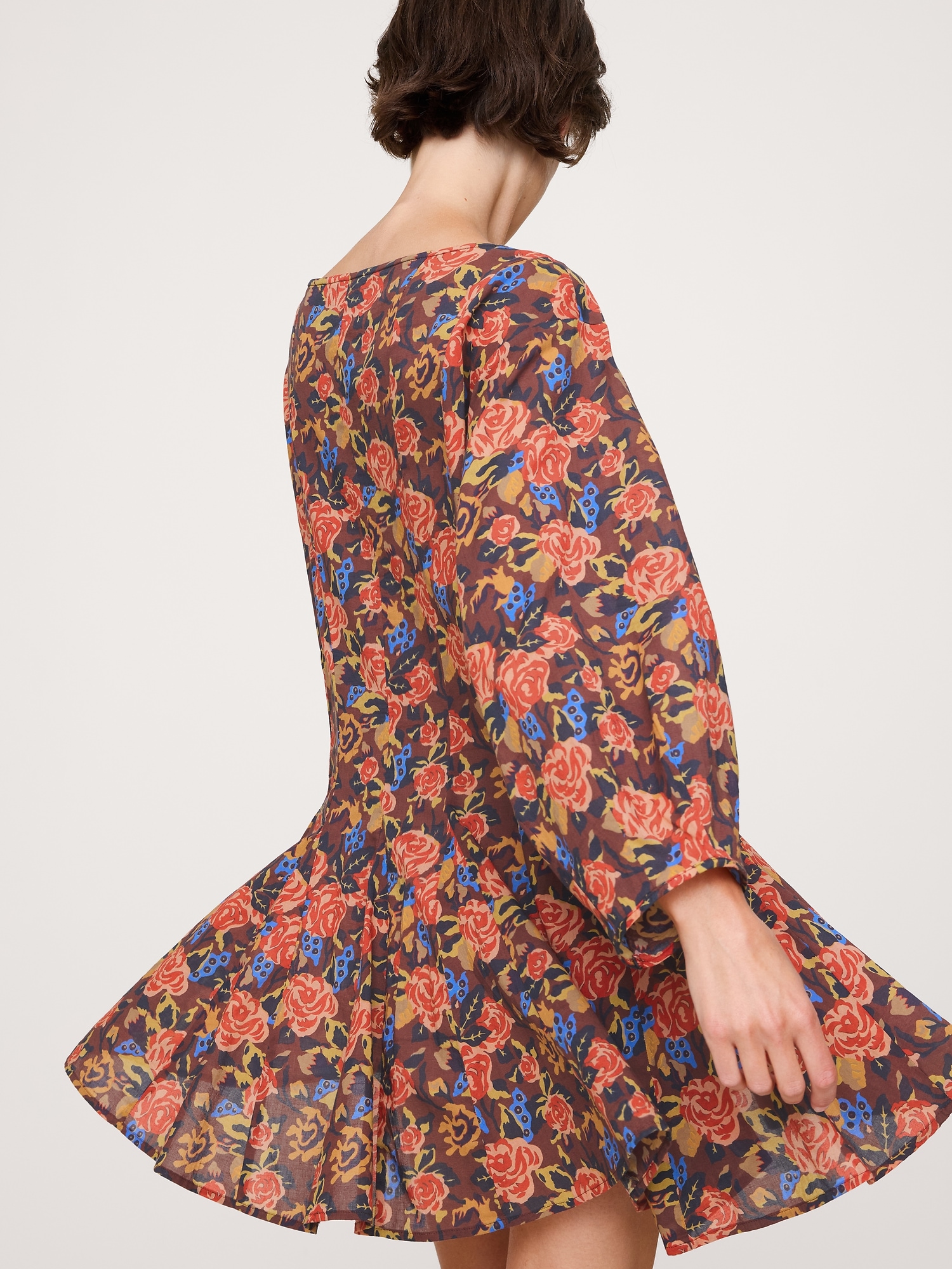 Image number 6 showing, Cotton Mini Dress with Belt Bag
