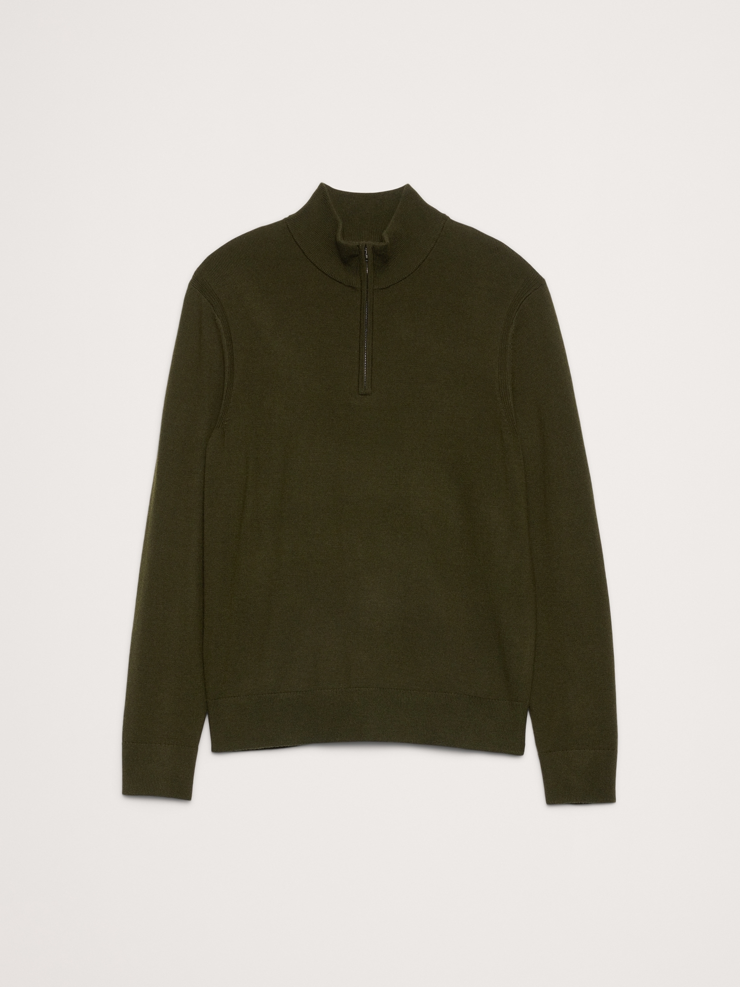 Image number 8 showing, Merino Half-Zip Sweater