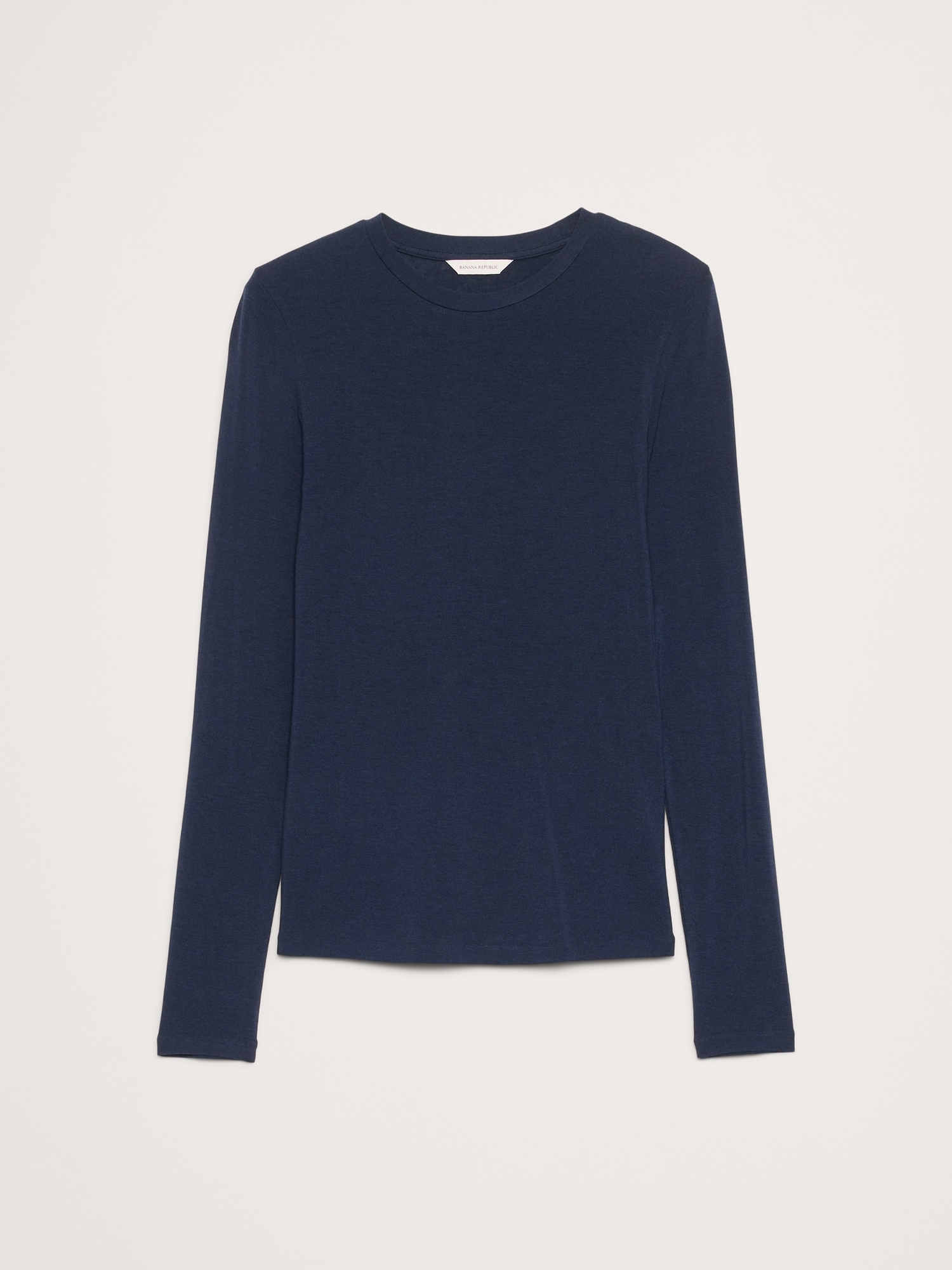 Image number 4 showing, Luxe Wool-Blend Crew-Neck T-Shirt