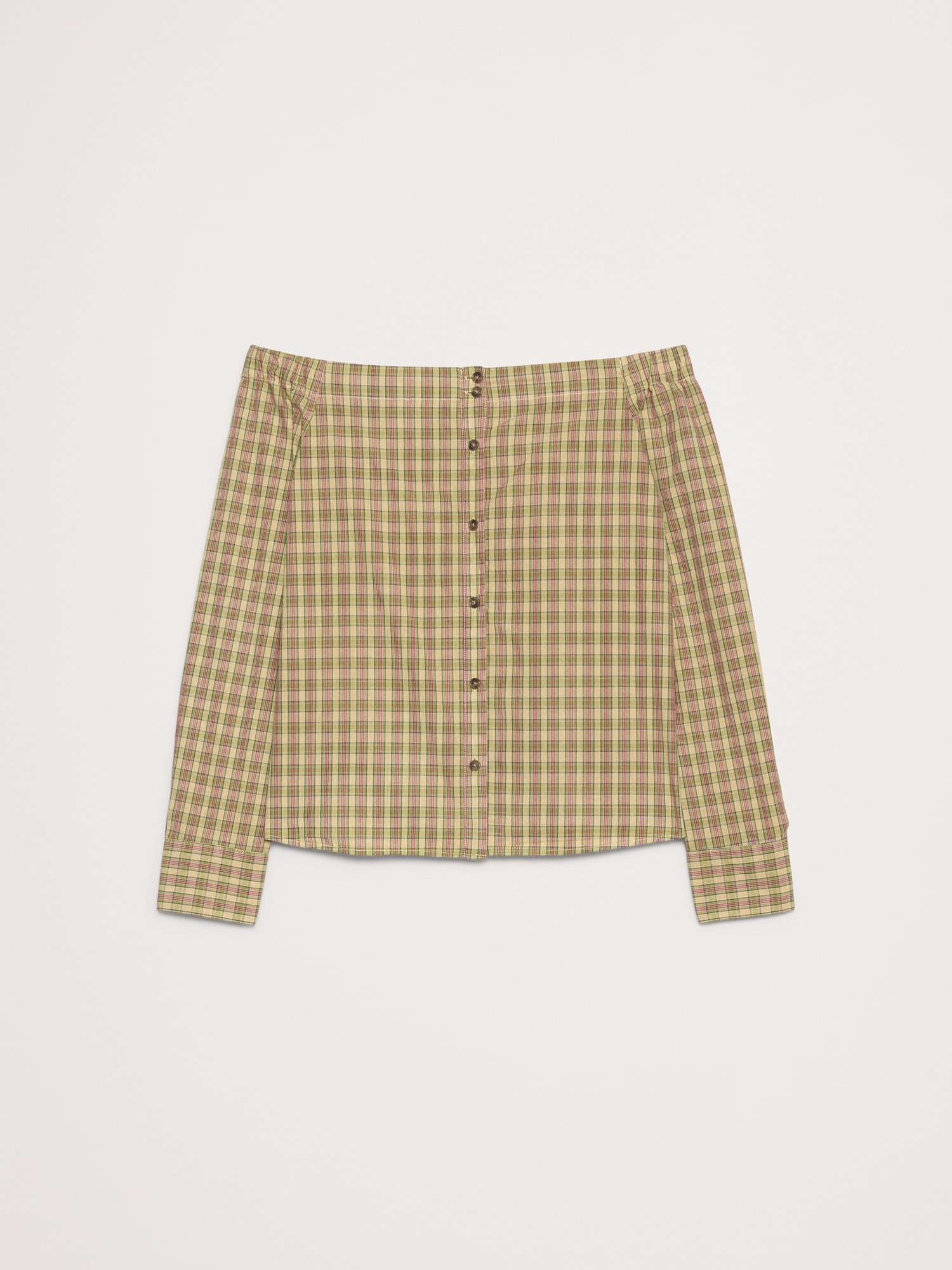 Image number 4 showing, Cotton Poplin Off-The-Shoulder Top