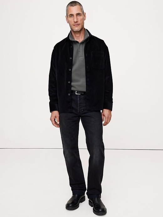 Double-Knit Mock-Neck Sweatshirt