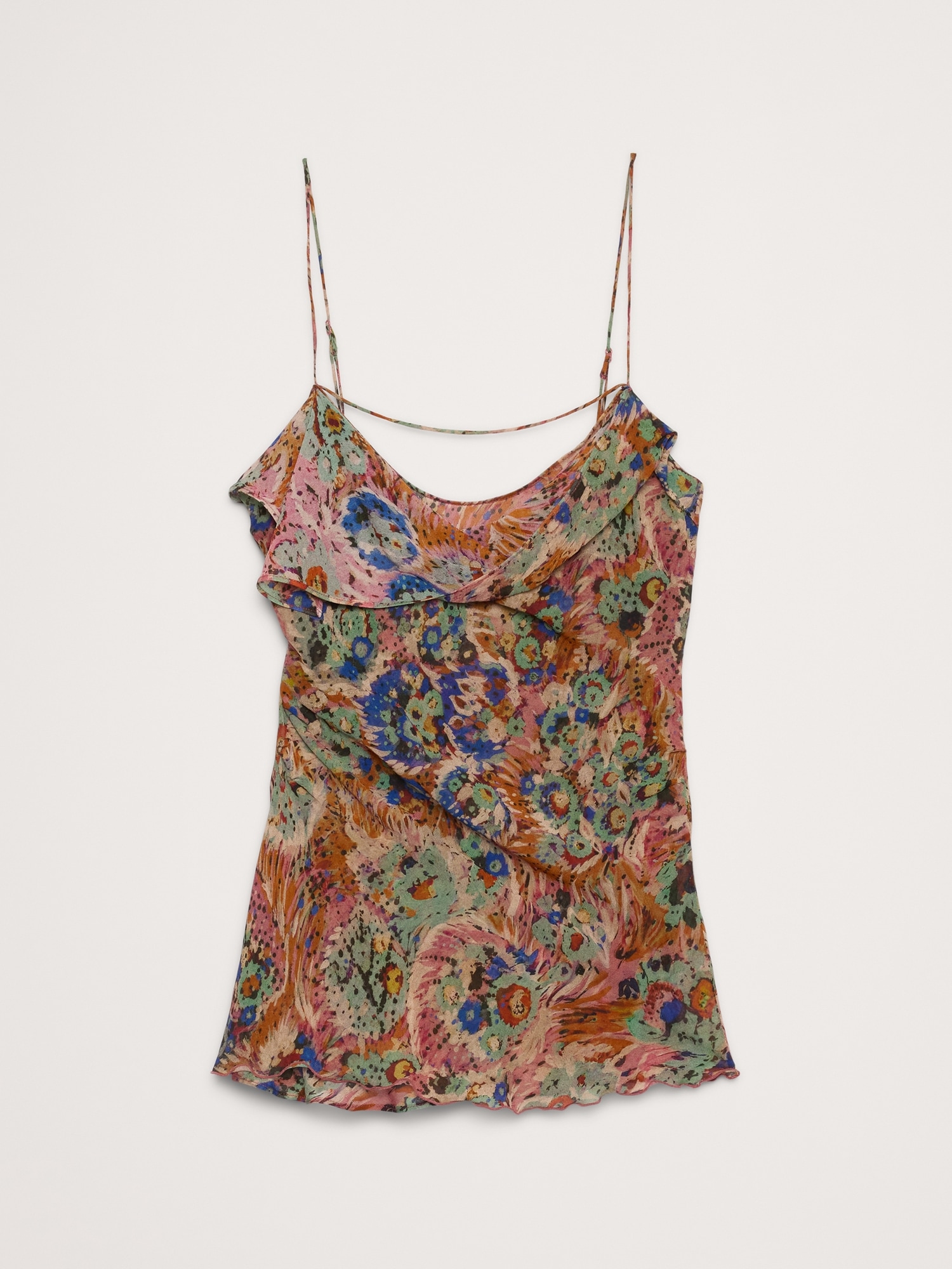Image number 4 showing, Georgette Cowl-Neck Tank