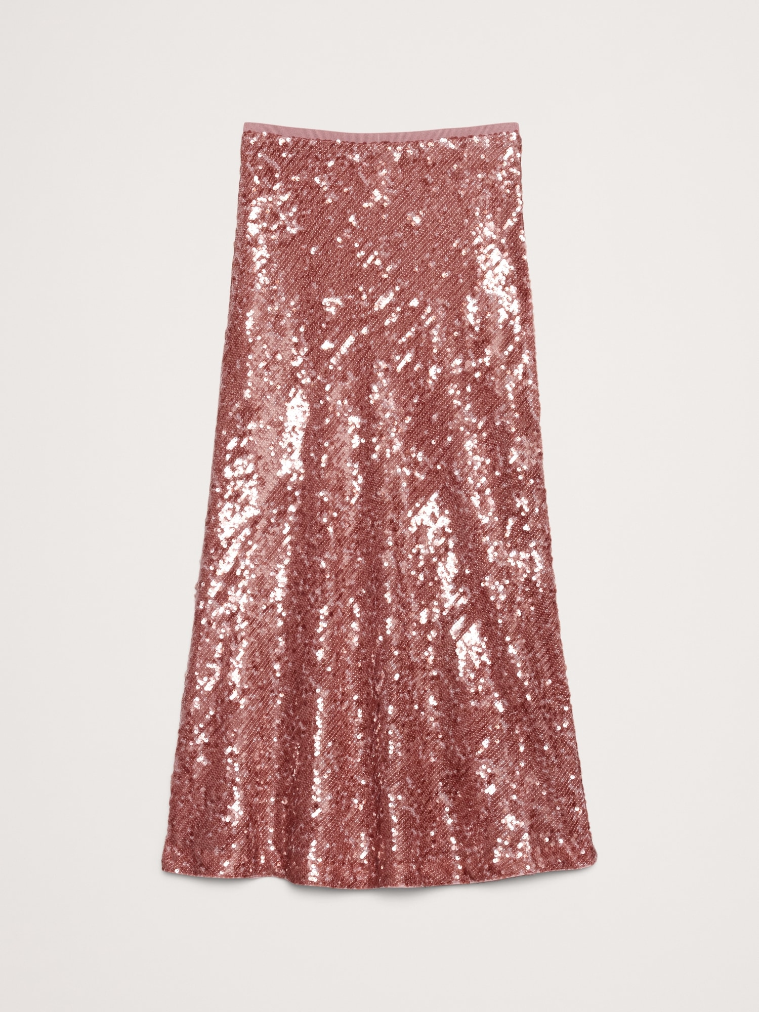 Image number 4 showing, Bias-Cut Sequin Maxi Skirt