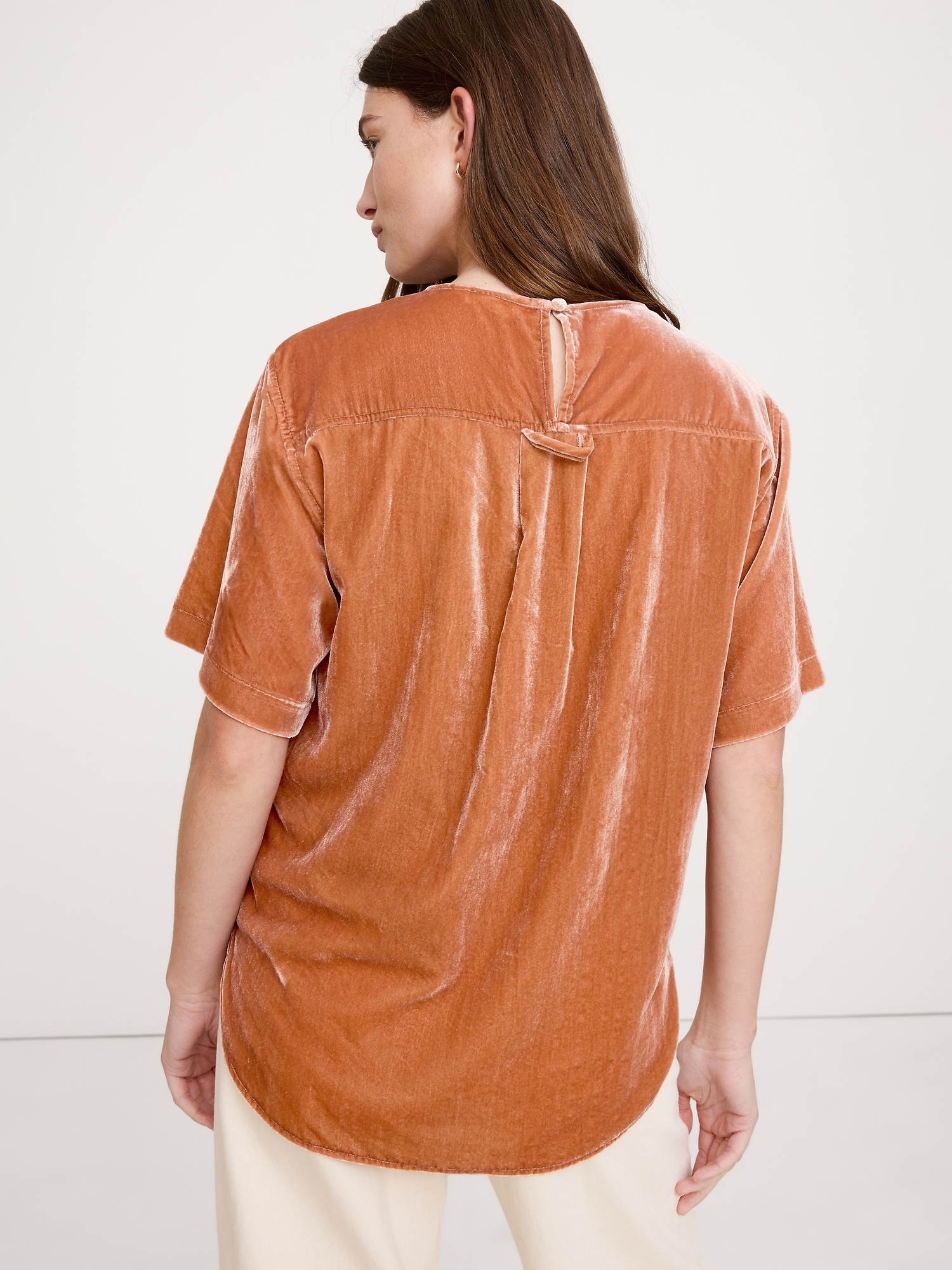 Image number 2 showing, Drapey Velvet Top