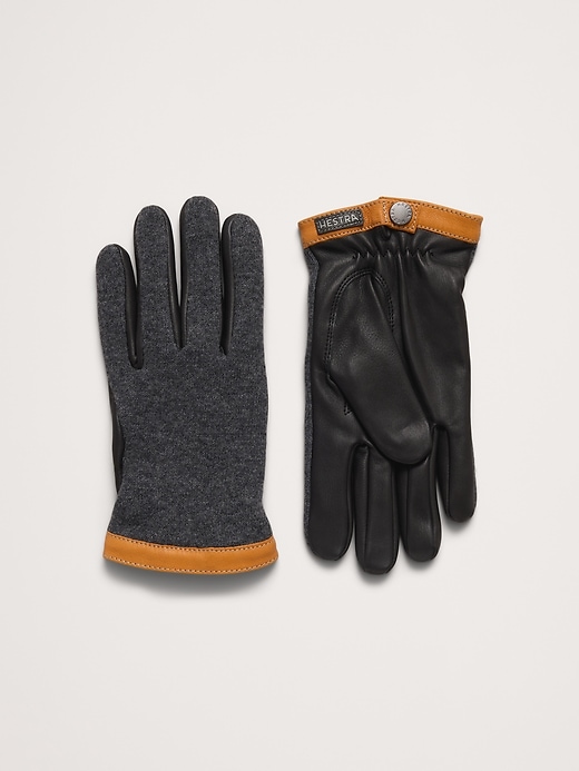 Italian Leather Cashmere-Lined Gloves