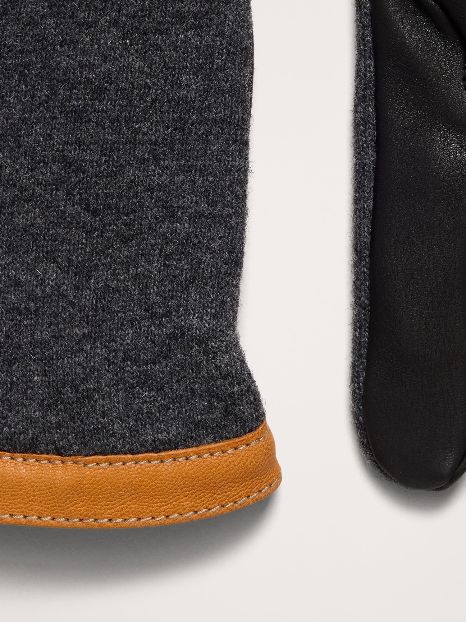 Image number 2 showing, Deerskin Leather & Wool Tricot Gloves by Hestra