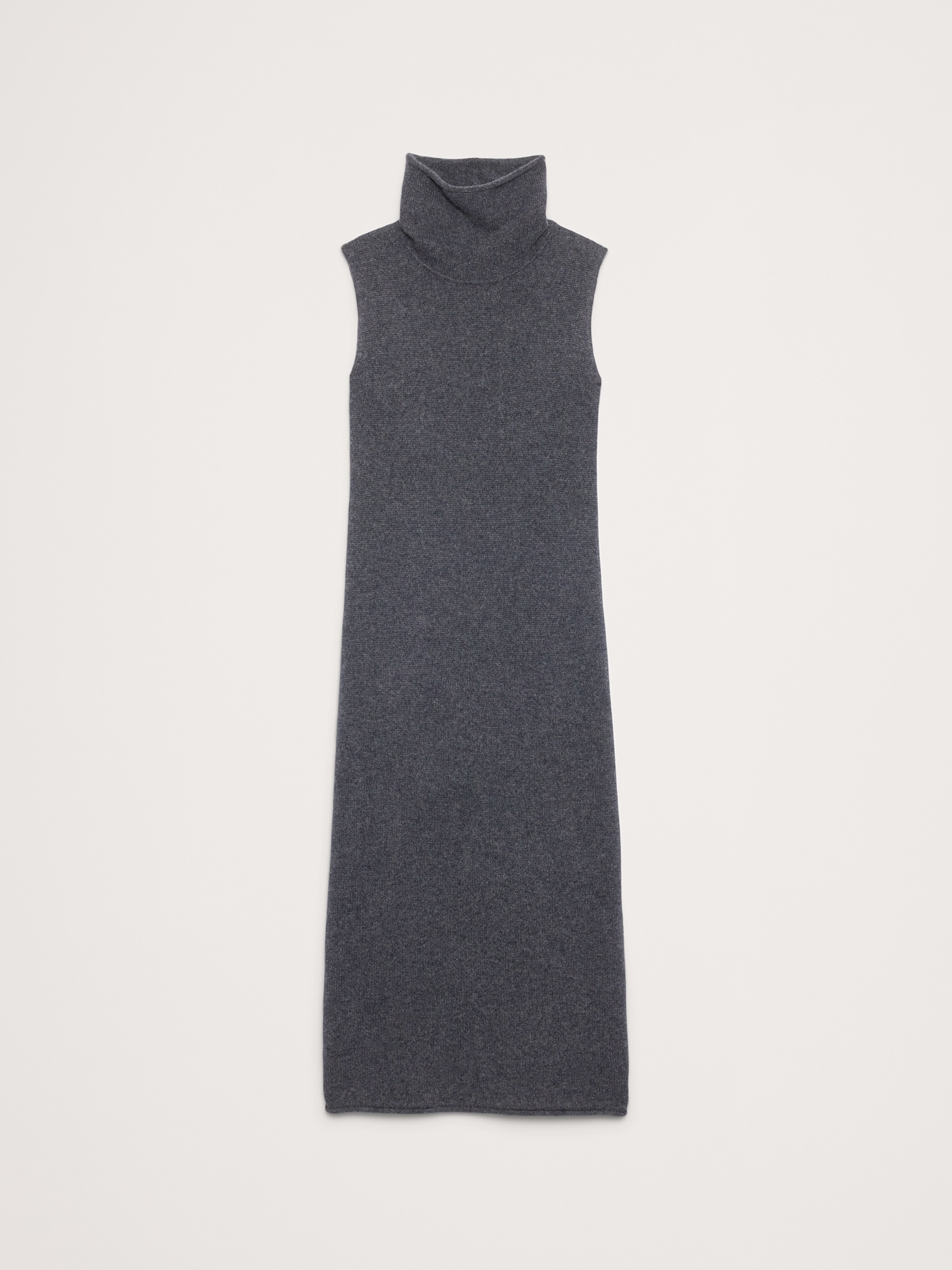 Image number 5 showing, Lightweight Cashmere Turtleneck Midi Dress