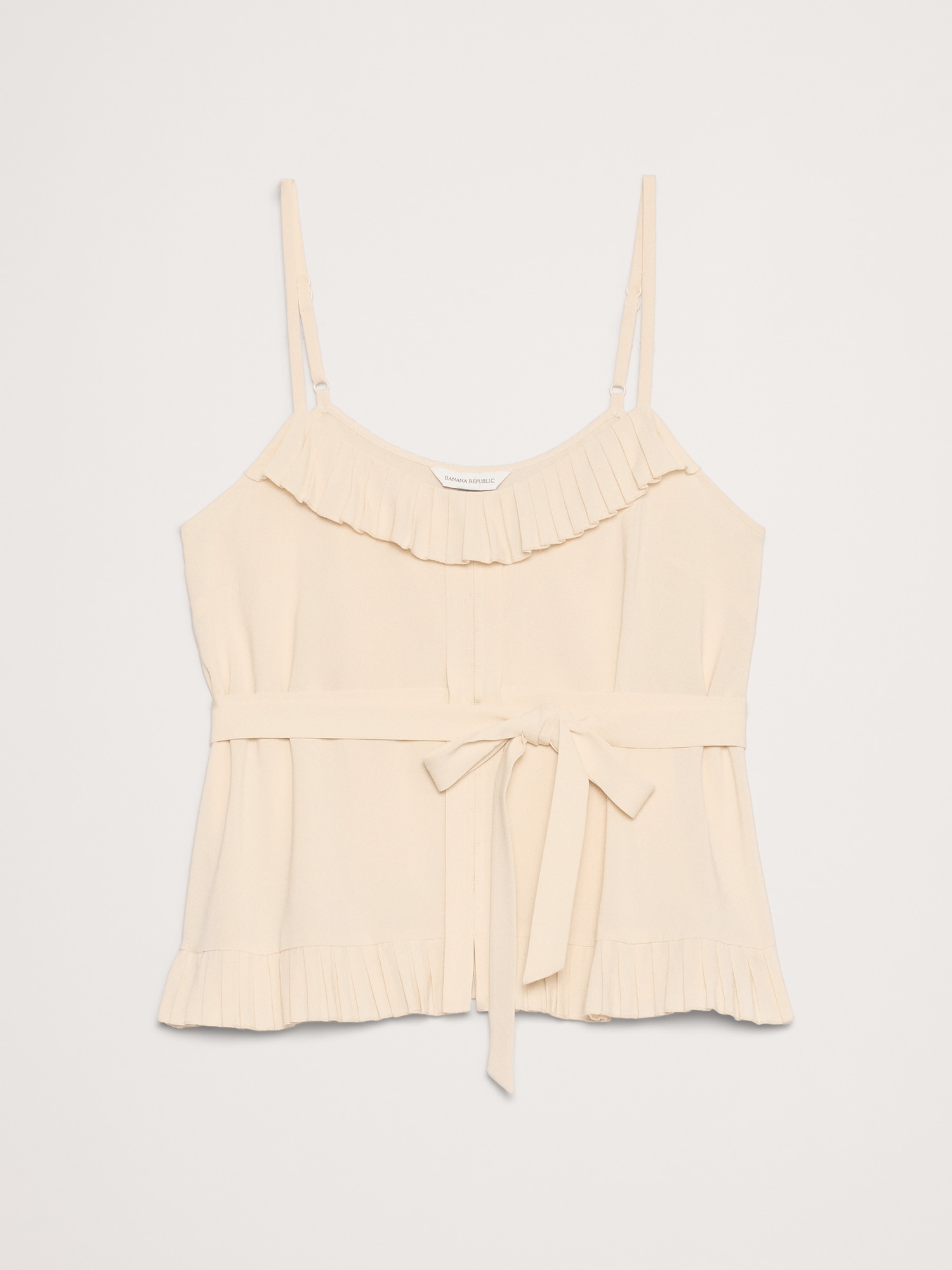 Image number 7 showing, Georgette Ruffle Tank