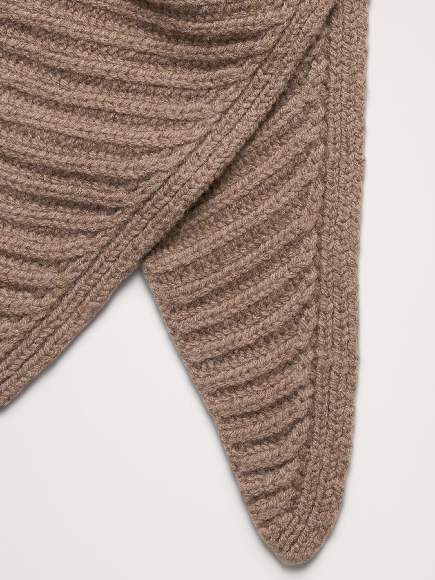 Image number 3 showing, Merino-Cotton Triangle Scarf