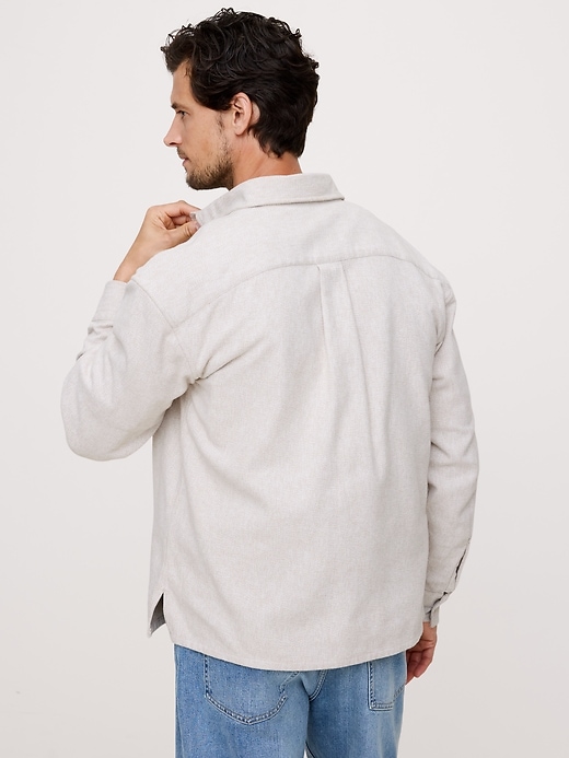 Relaxed-Fit Flannel Overshirt