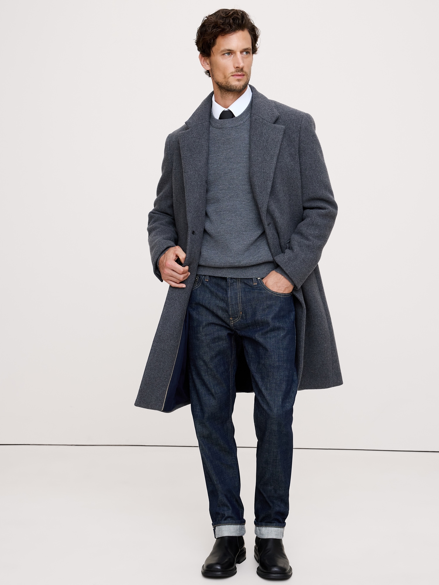 Image number 3 showing, Merino Thermal Crew-Neck Sweater