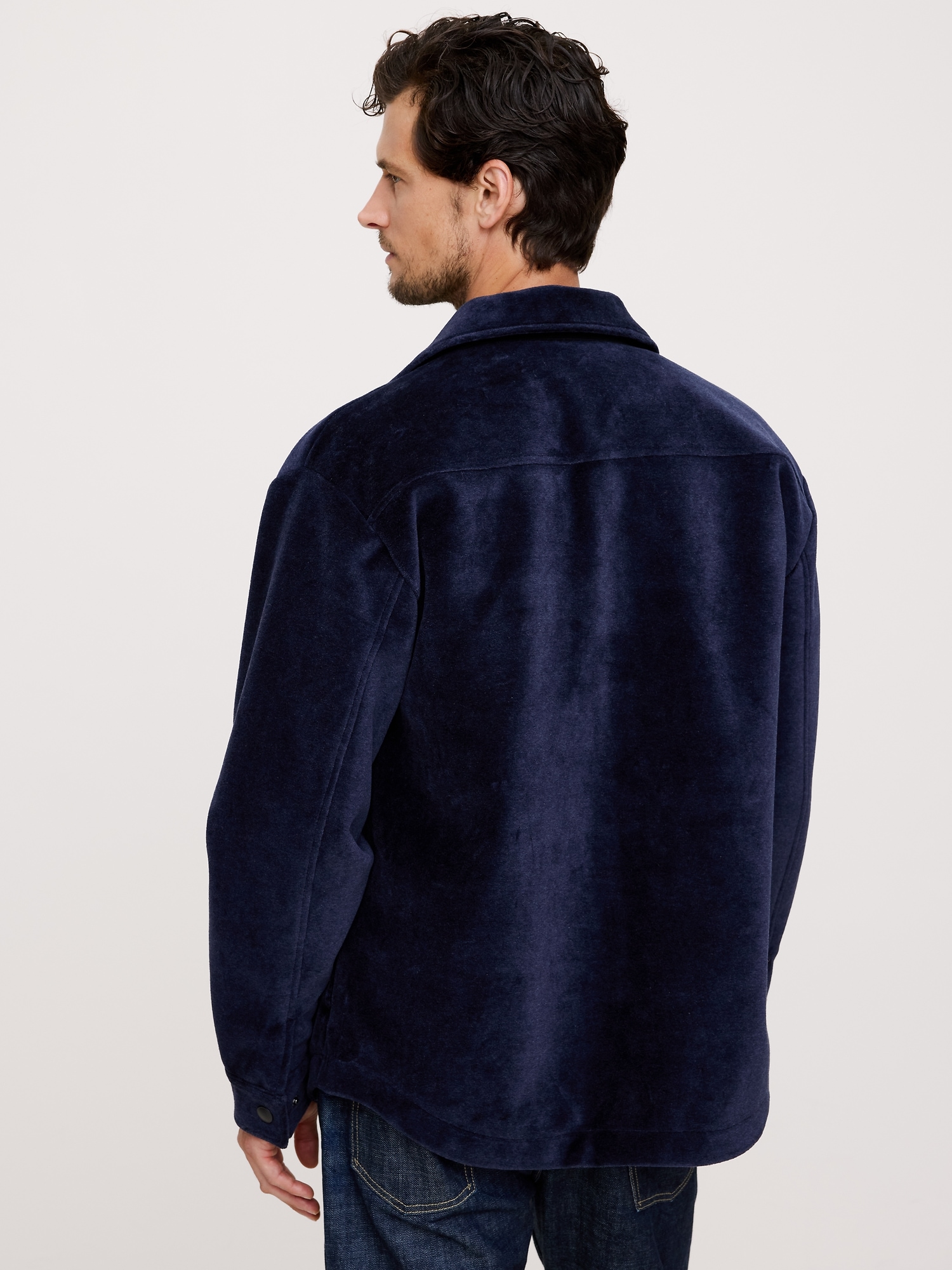 Image number 2 showing, Velour Overshirt