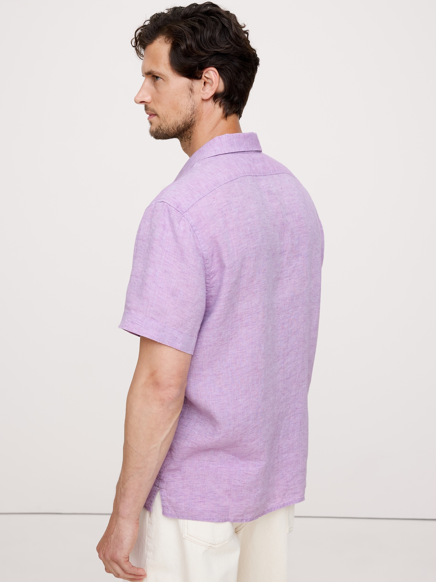 Image number 2 showing, Standard-Fit Linen Resort Shirt