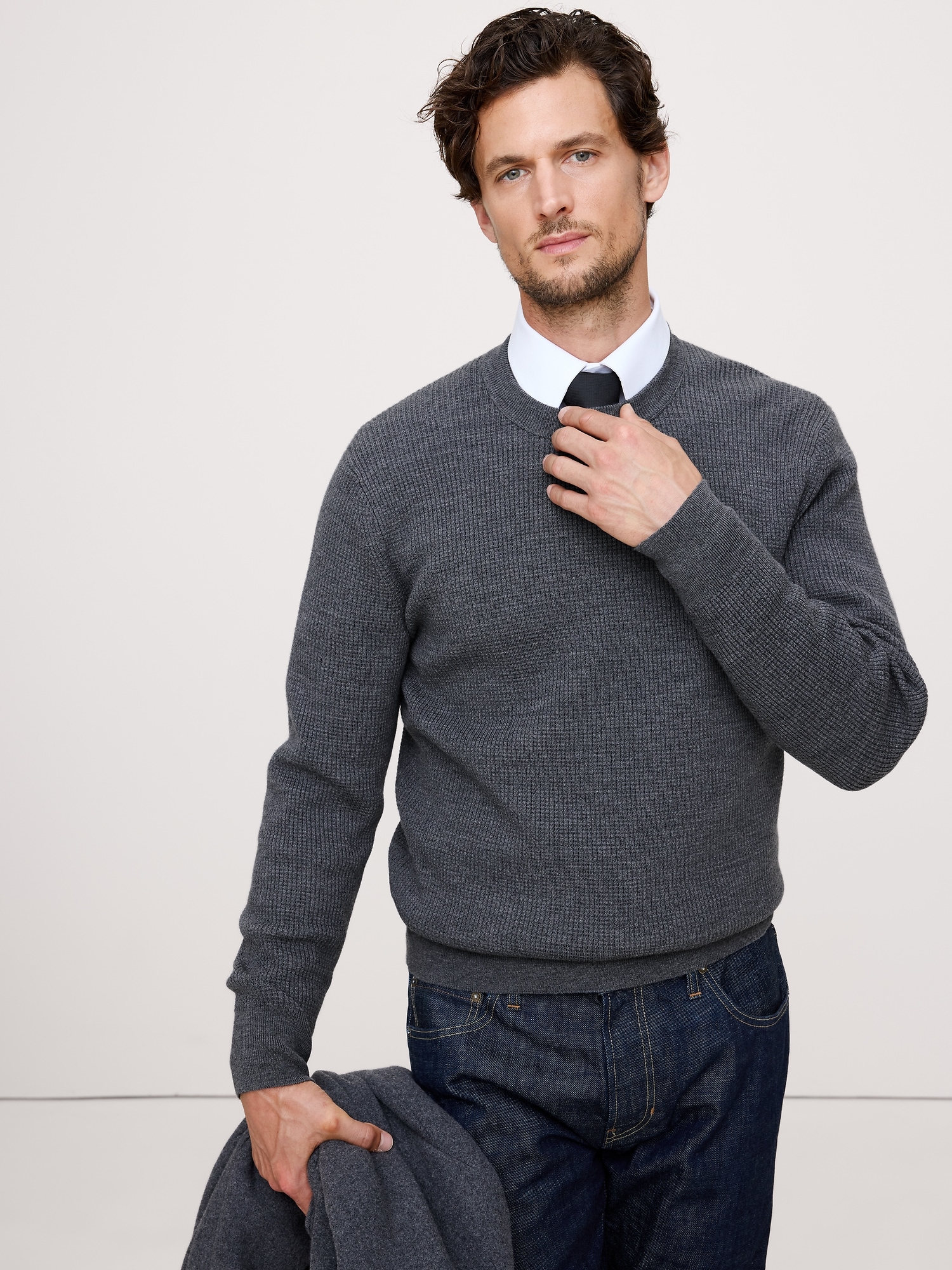 Merino Thermal Crew-Neck Sweater