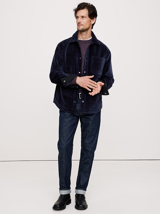 Velour Overshirt