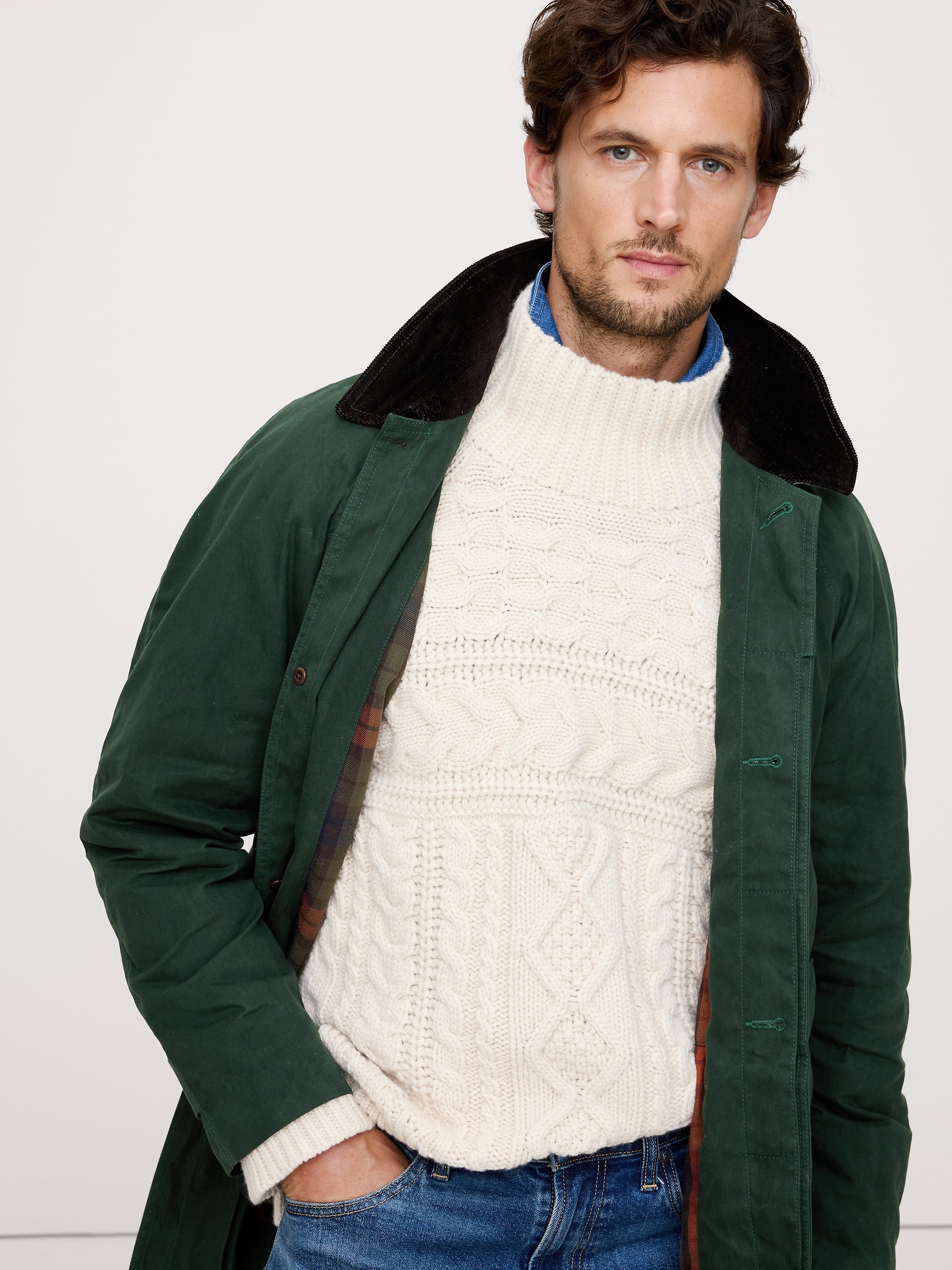 Image number 3 showing, Water-Resistant Mac Coat