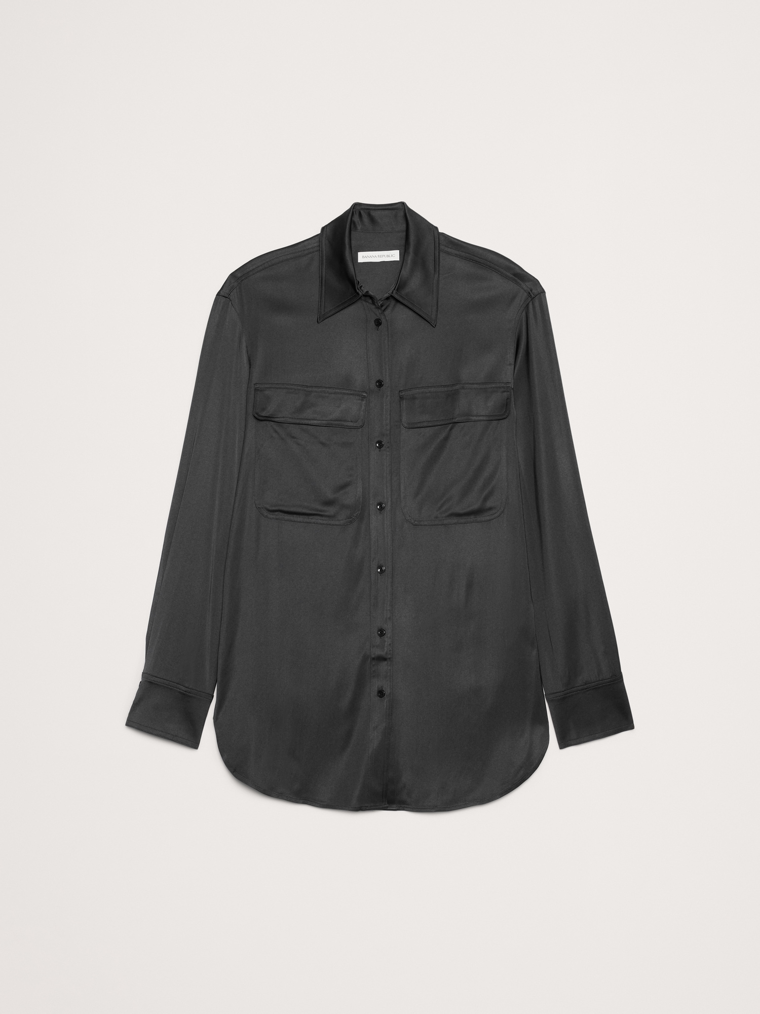Image number 7 showing, Stretch-Satin Utility Shirt