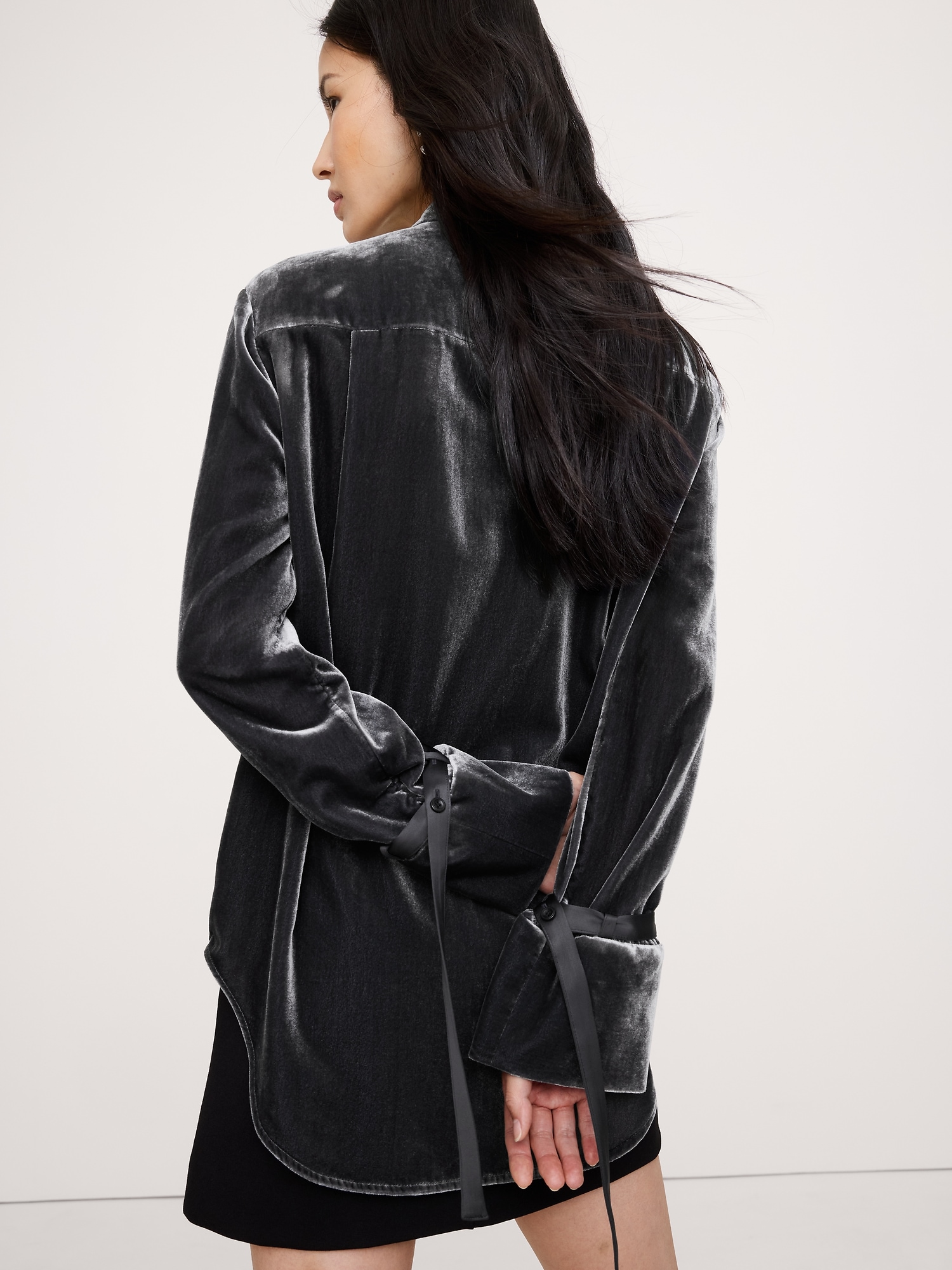 Image number 2 showing, Velvet Tuxedo Shirt