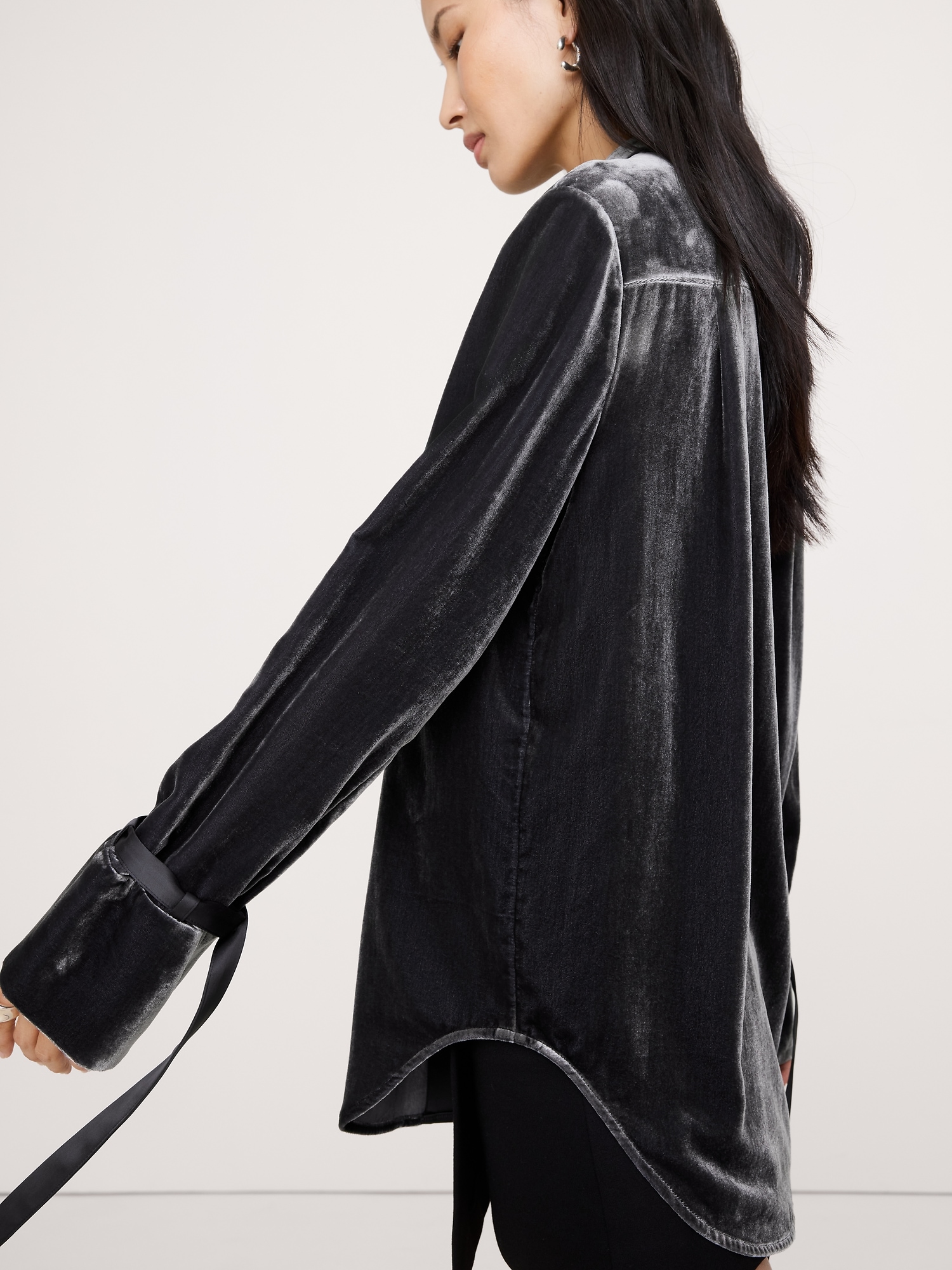 Image number 3 showing, Velvet Tuxedo Shirt
