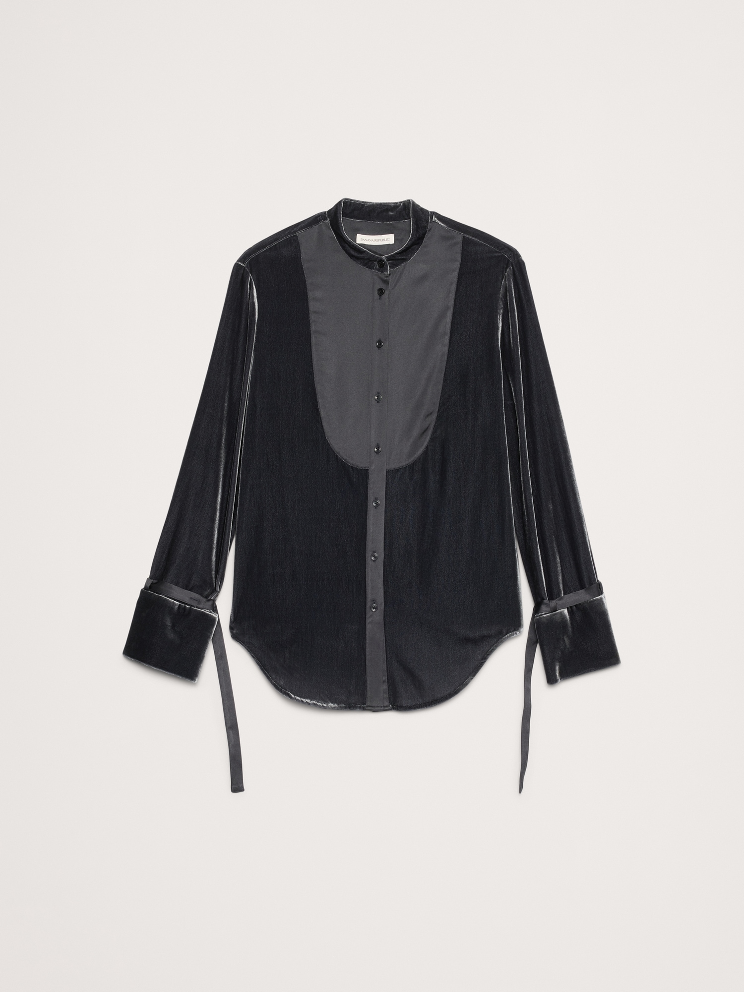 Image number 4 showing, Velvet Tuxedo Shirt