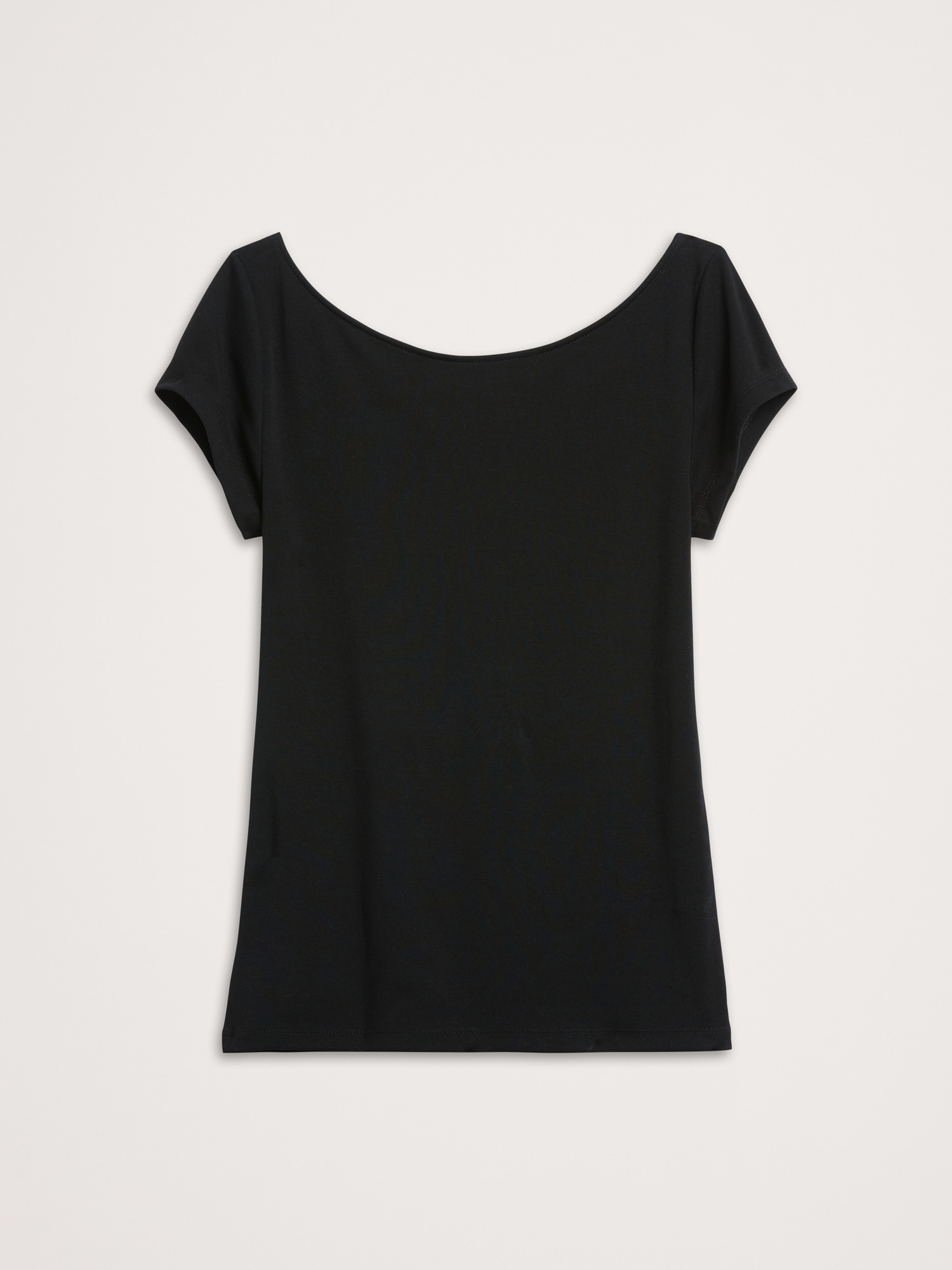 Image number 2 showing, Refined Scoop-Neck T-Shirt