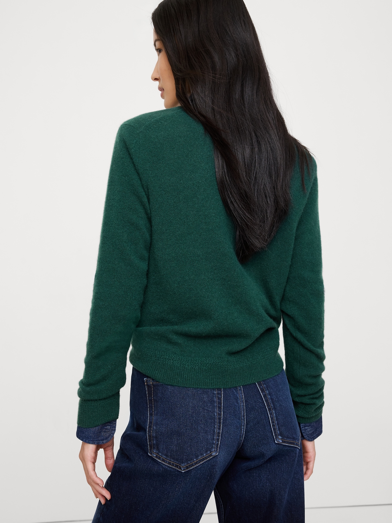 Image number 2 showing, Lightweight Cashmere V-Neck Sweater