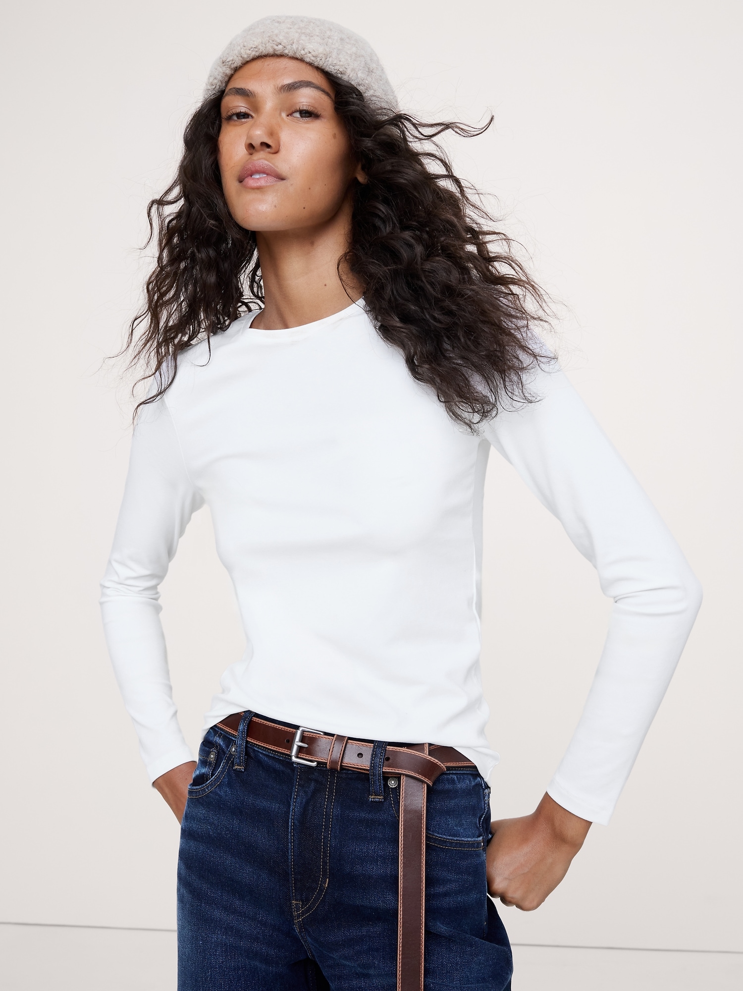 Refined Crew-Neck T-Shirt - White