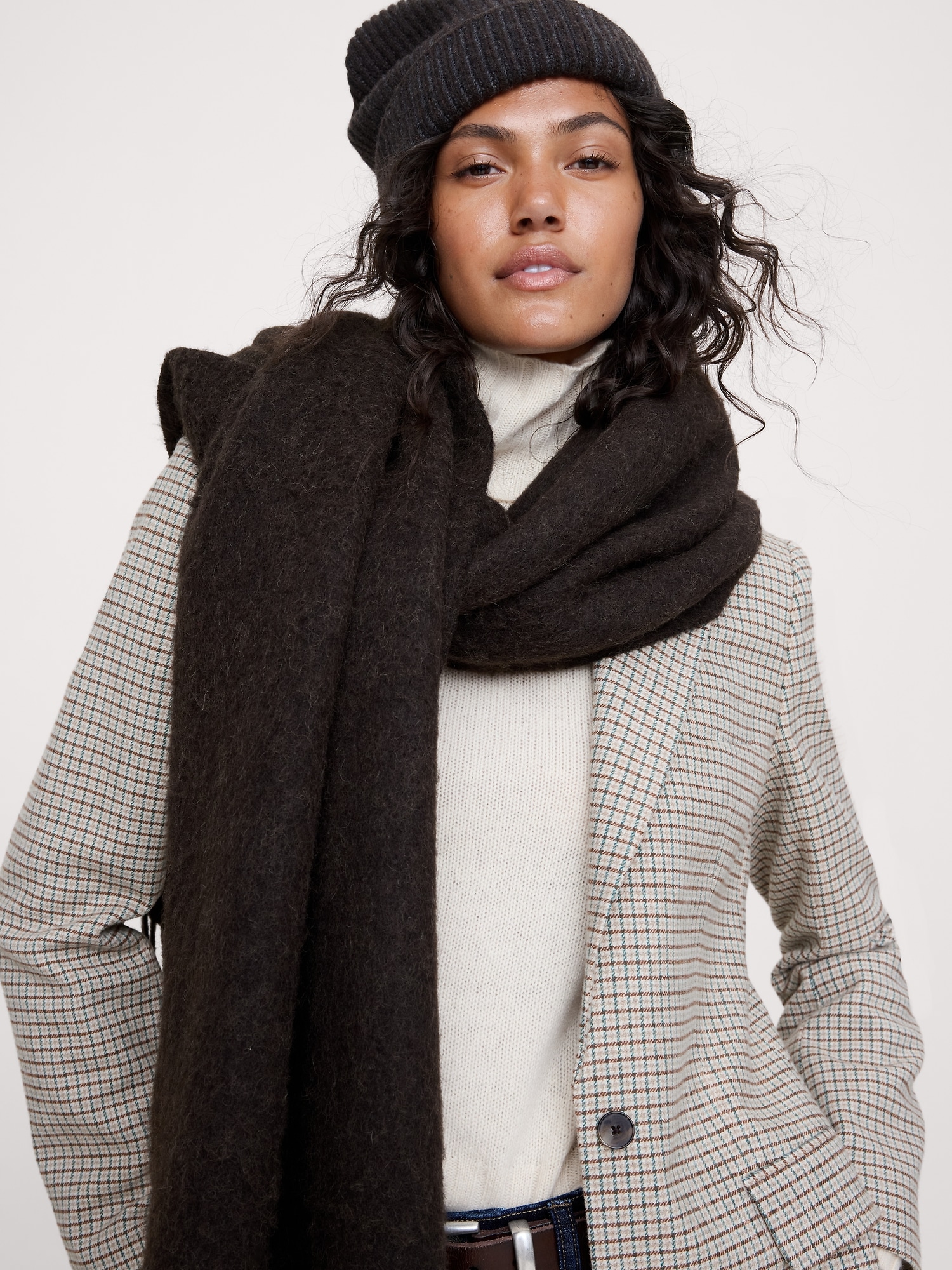 Image number 3 showing, Boyfriend Italian Flannel Blazer