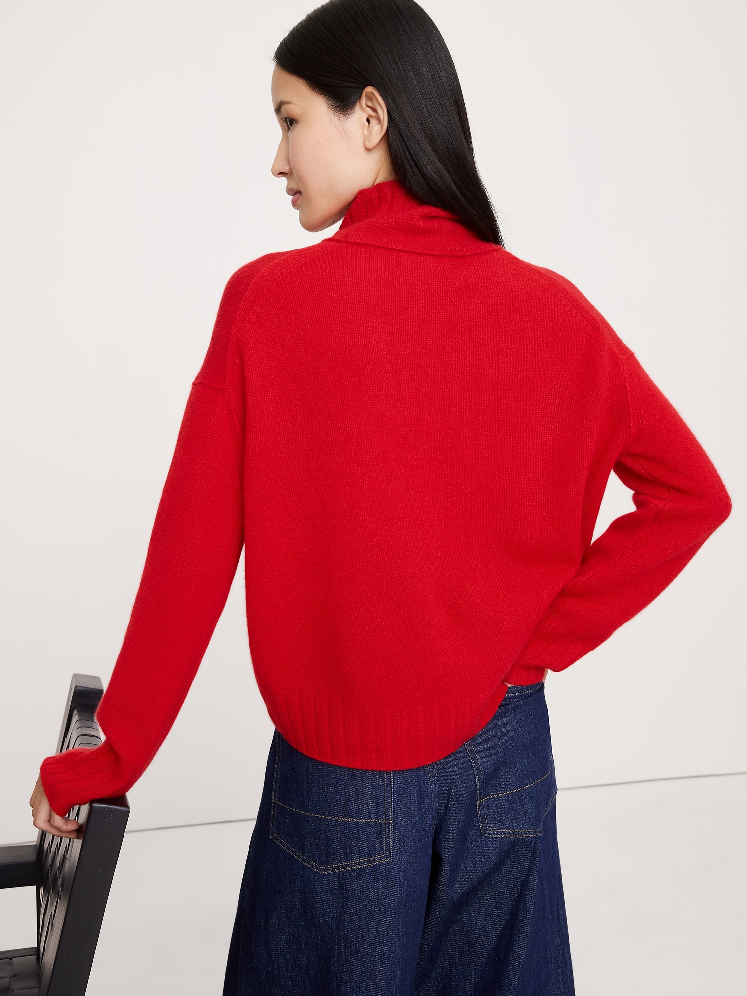 Image number 2 showing, Relaxed Cashmere Turtleneck Sweater