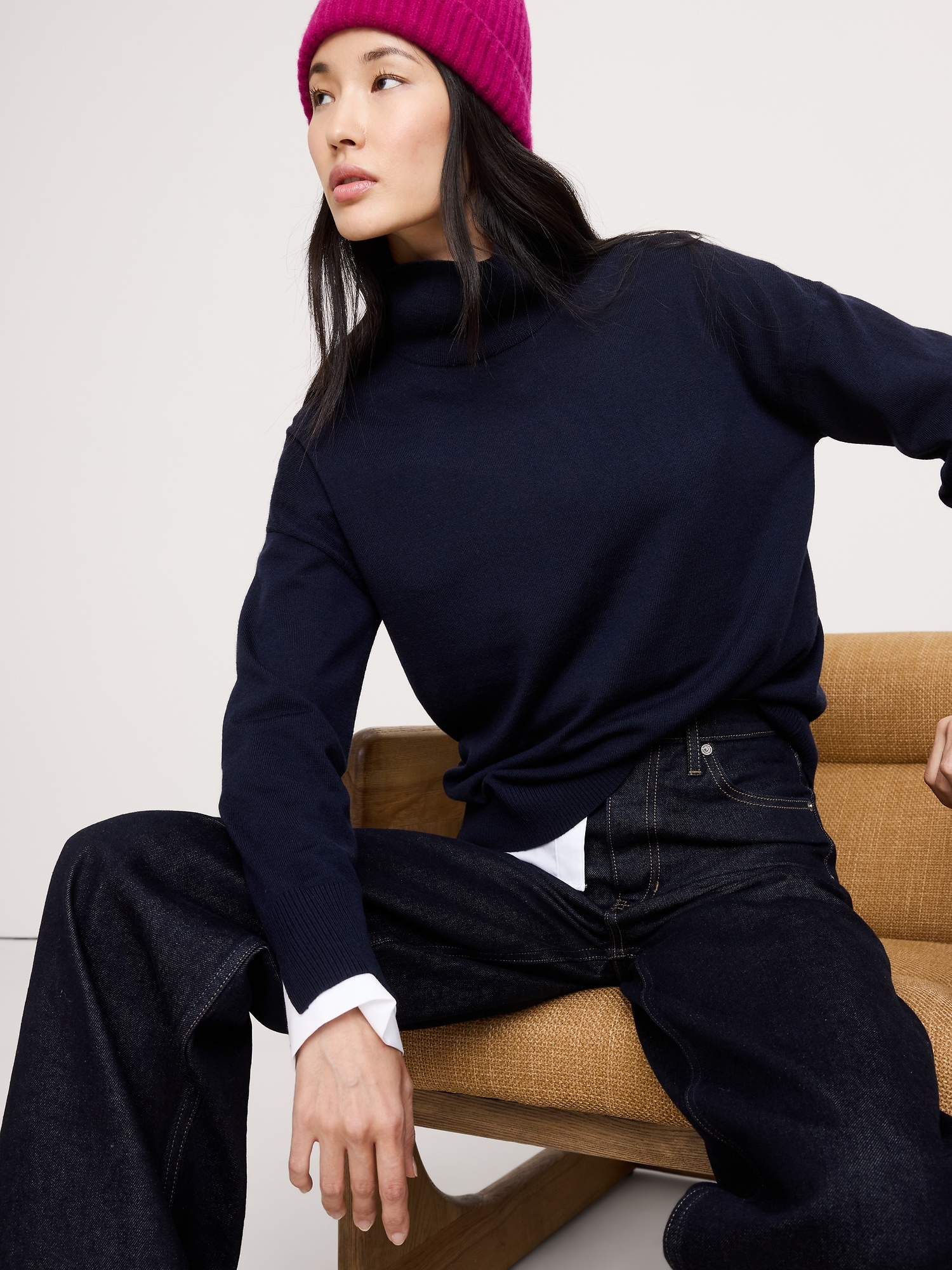 Image number 4 showing, Merino Turtleneck Sweater