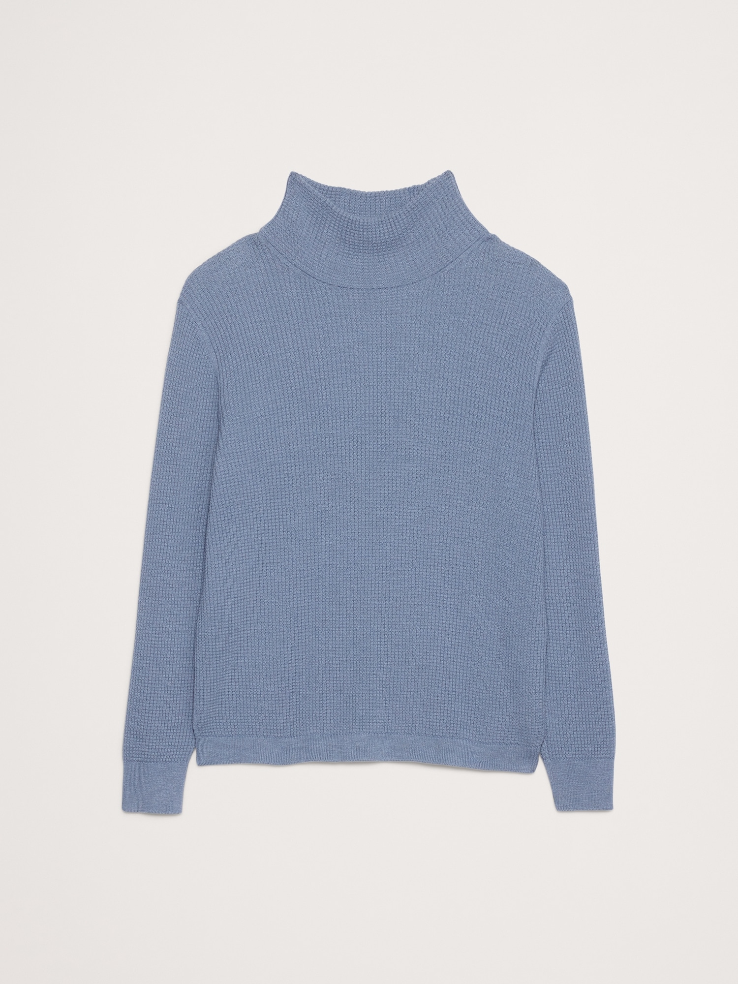 Image number 4 showing, Cotton Thermal-Knit Turtleneck Sweater