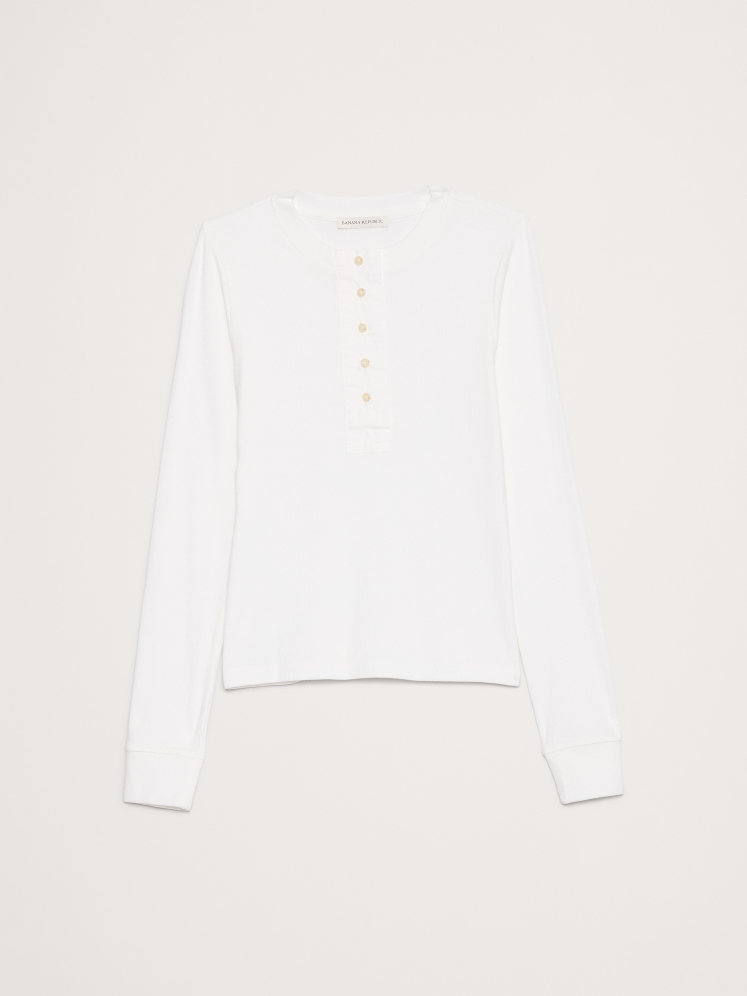 Image number 4 showing, Ribbed Henley T-Shirt