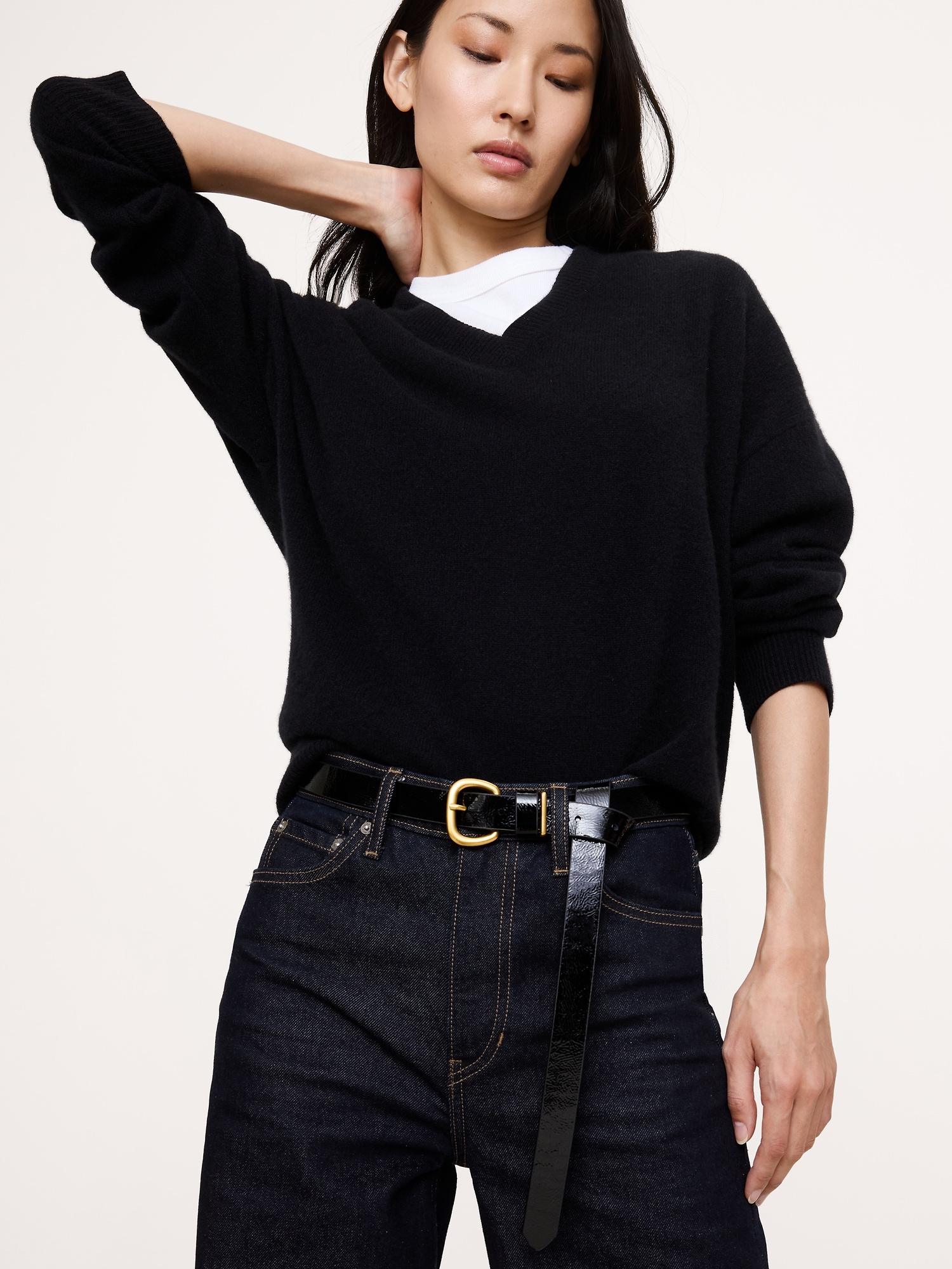 Image number 2 showing, Patent Leather Knotted Belt