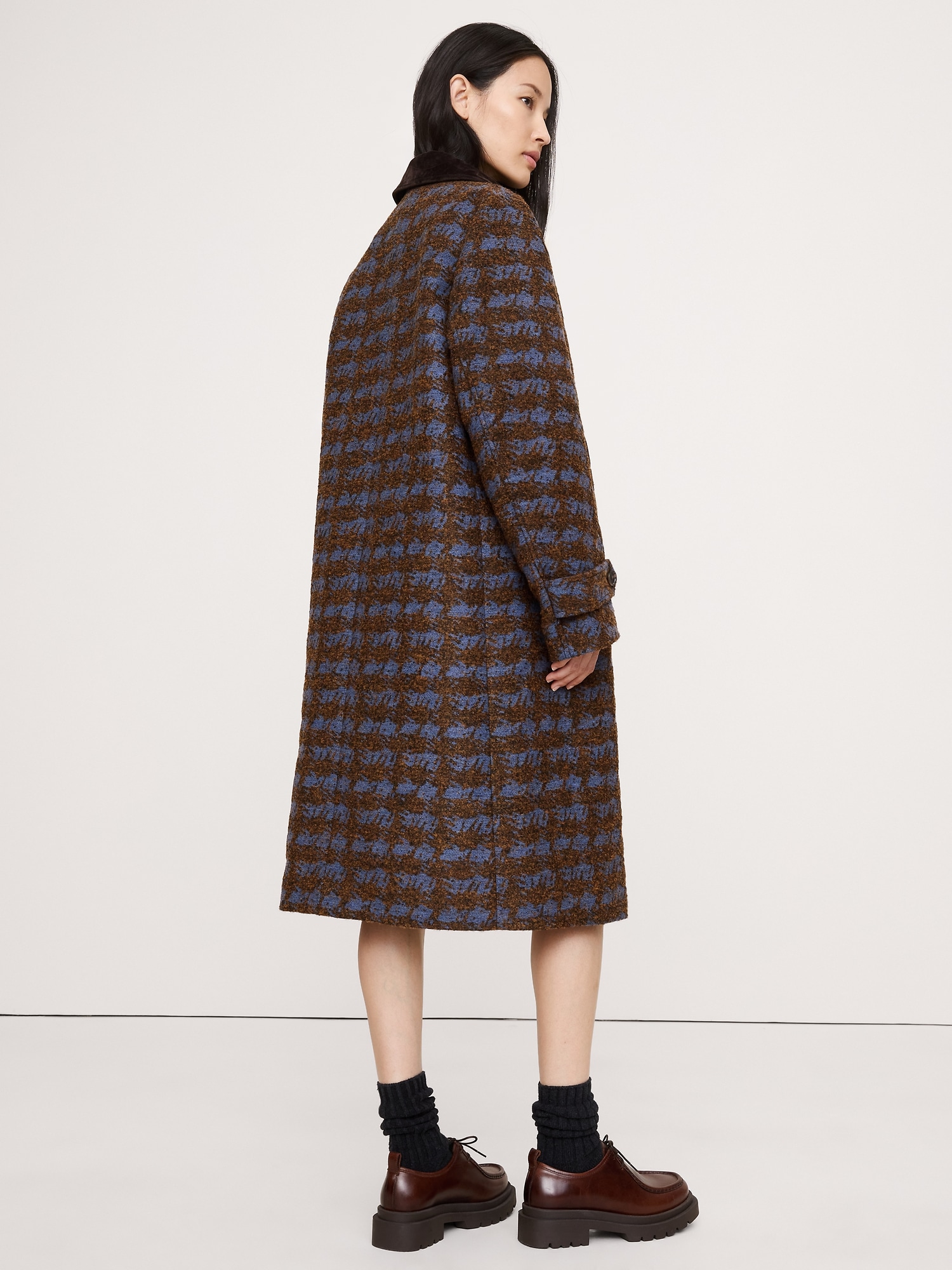Image number 2 showing, Italian Jacquard Overcoat