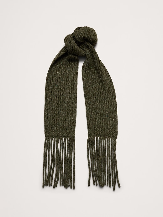 Donegal Wool-Blend Extra-Long Scarf