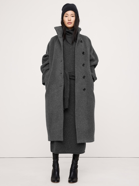 Italian Wool-Blend Top Coat
