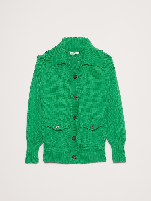 Cardigan Vert Pastel Banana Republic - Taille M - Occasion Très Bon état