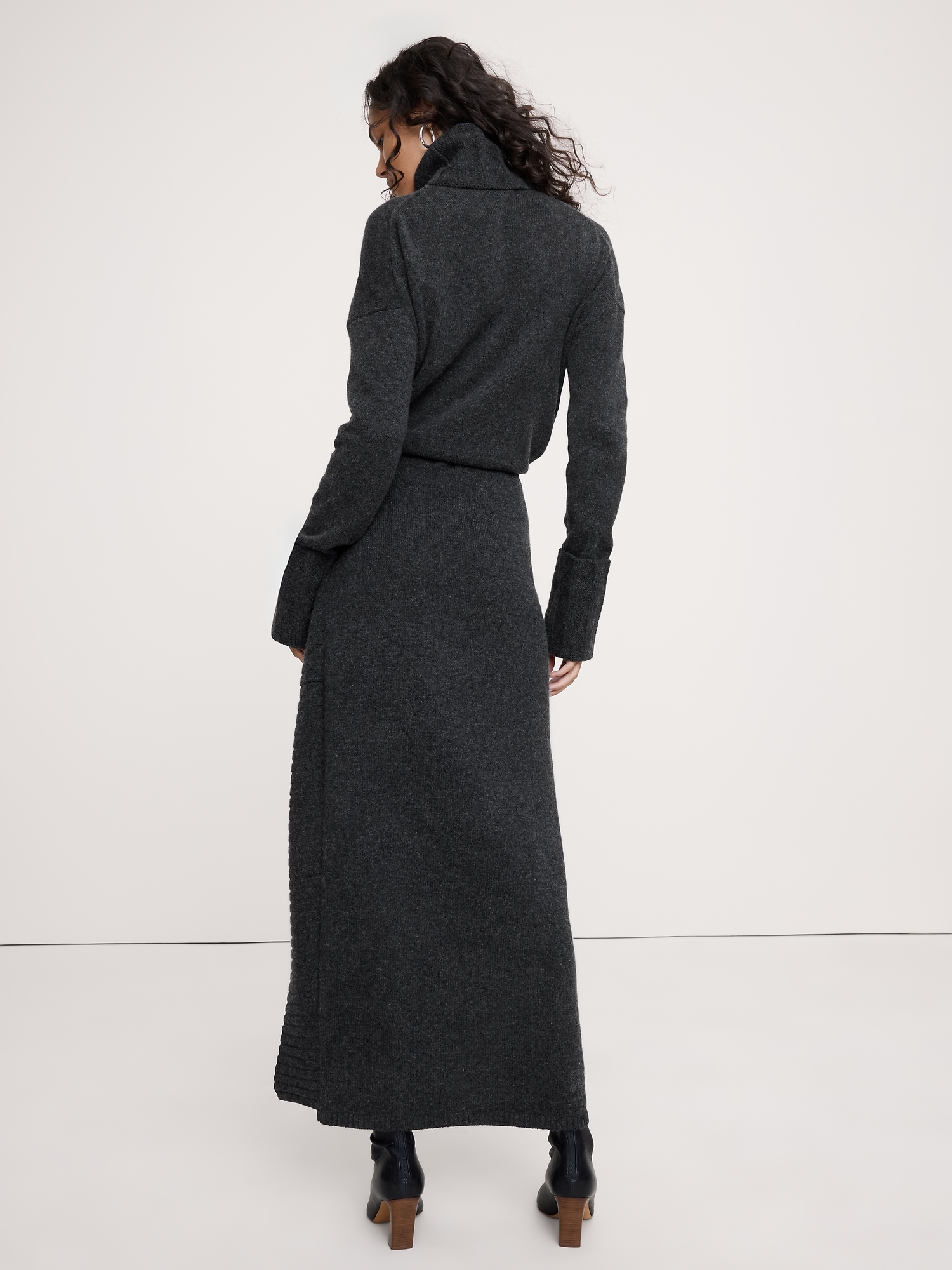 Image number 6 showing, Merino-Cotton Maxi Sweater Dress