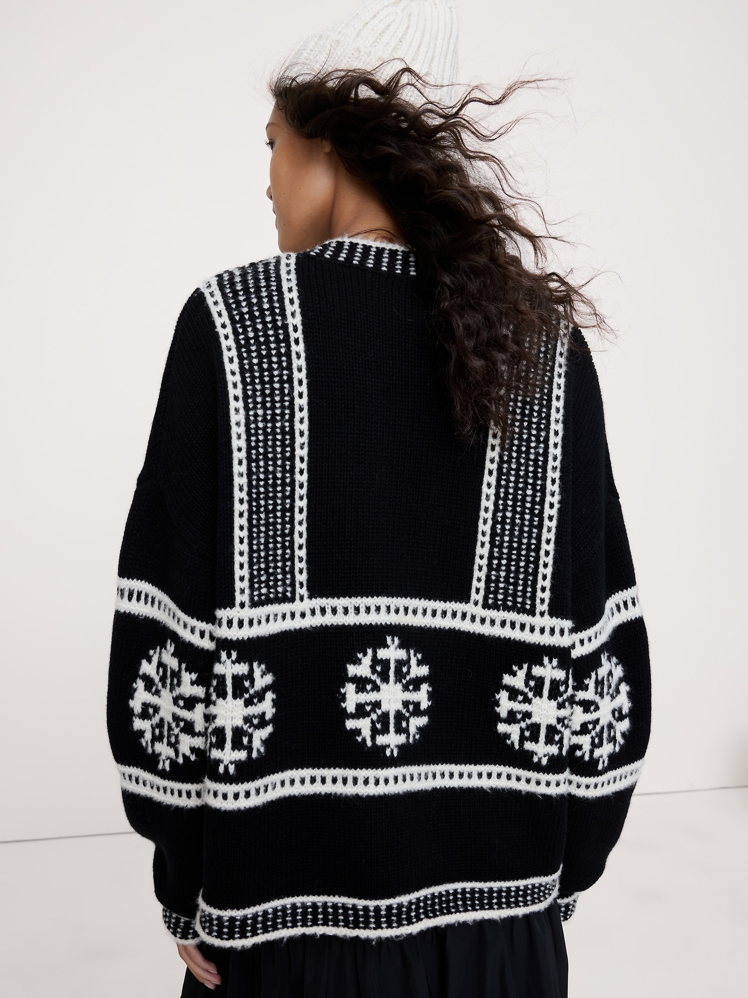 Image number 2 showing, Fair Isle Crew-Neck Sweater