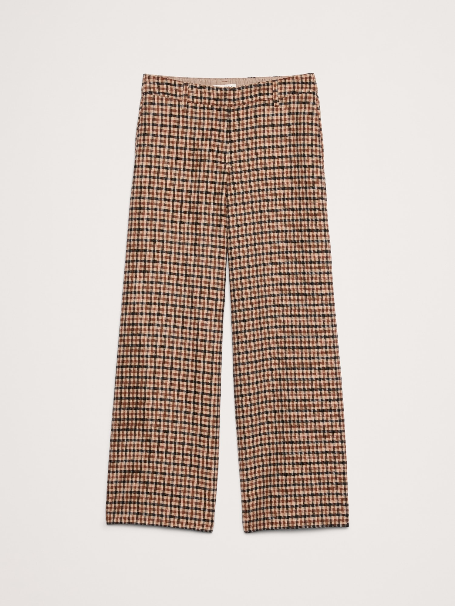 Image number 4 showing, The Everyday Wide-Leg Flannel Pant
