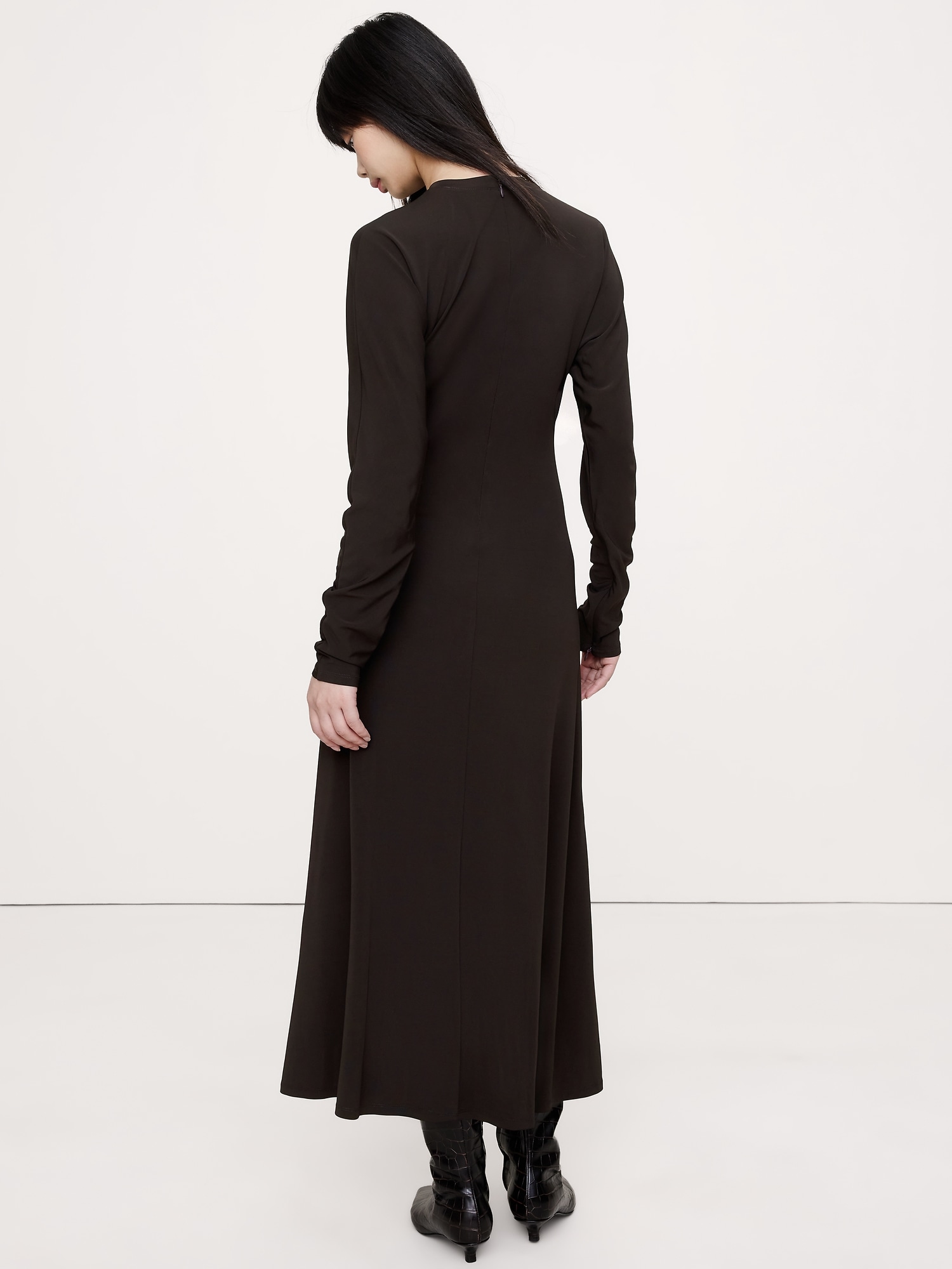 Image number 2 showing, Matte Jersey Midi Dress