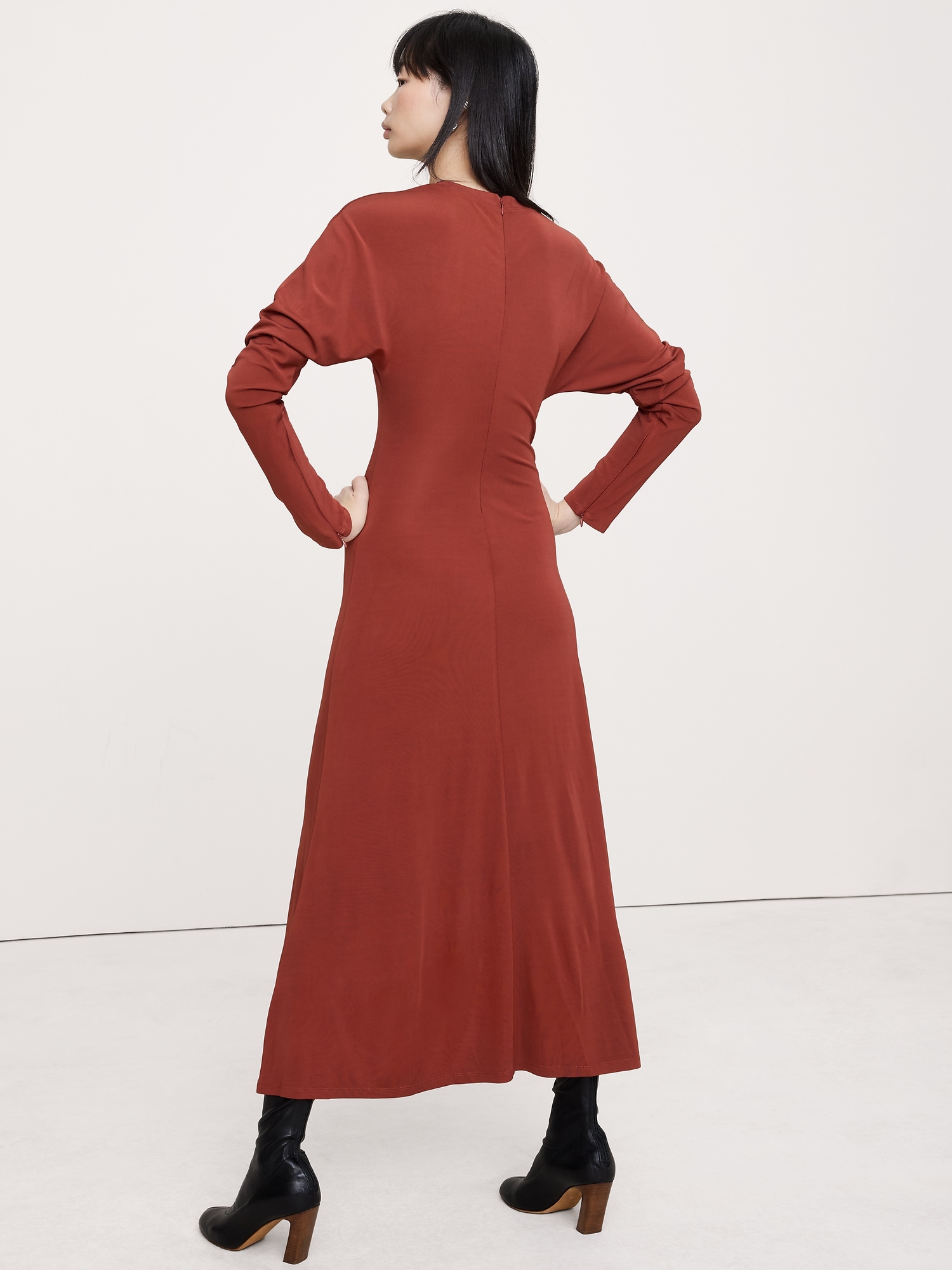Image number 5 showing, Matte Jersey Midi Dress