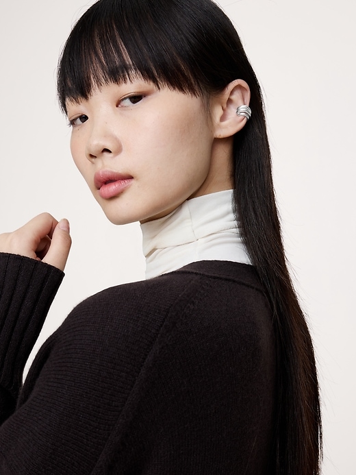 Image number 2 showing, Triple Cuff Earrings