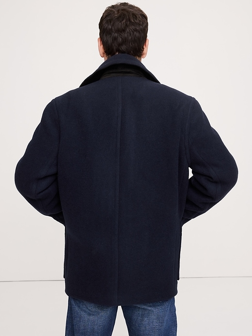 Italian Melton Peacoat