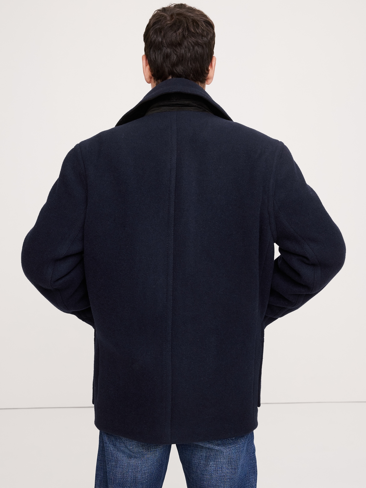 Image number 3 showing, Italian Melton Peacoat