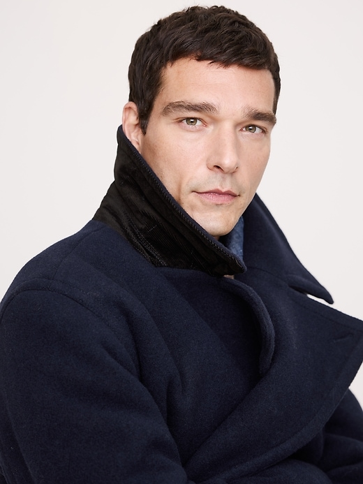 Italian Melton Peacoat