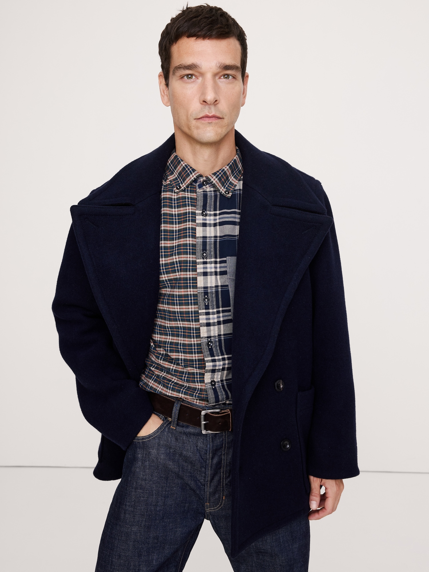 Image number 3 showing, Relaxed-Fit Patchwork Oxford Shirt