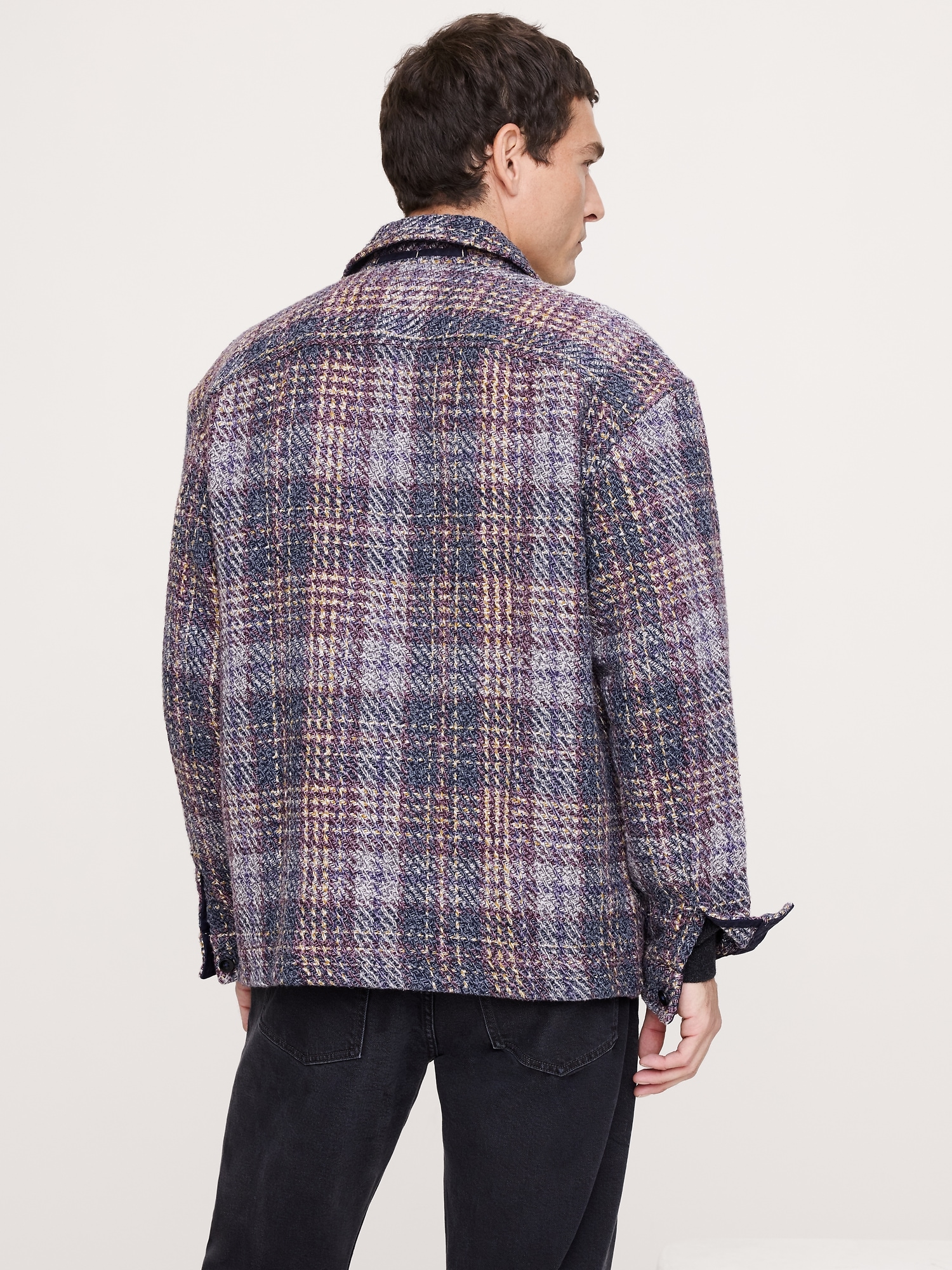 Image number 3 showing, Relaxed-Fit Plaid Garage Jacket