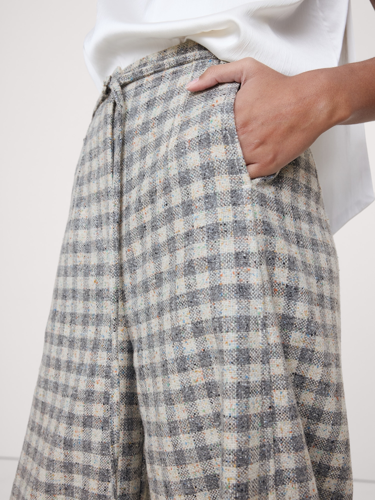 Image number 4 showing, Ultra-High Rise Relaxed Barrel Donegal Pant