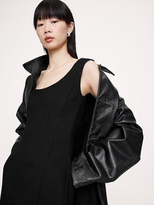 Everywhere Ponte Scoop-Neck Sheath Dress